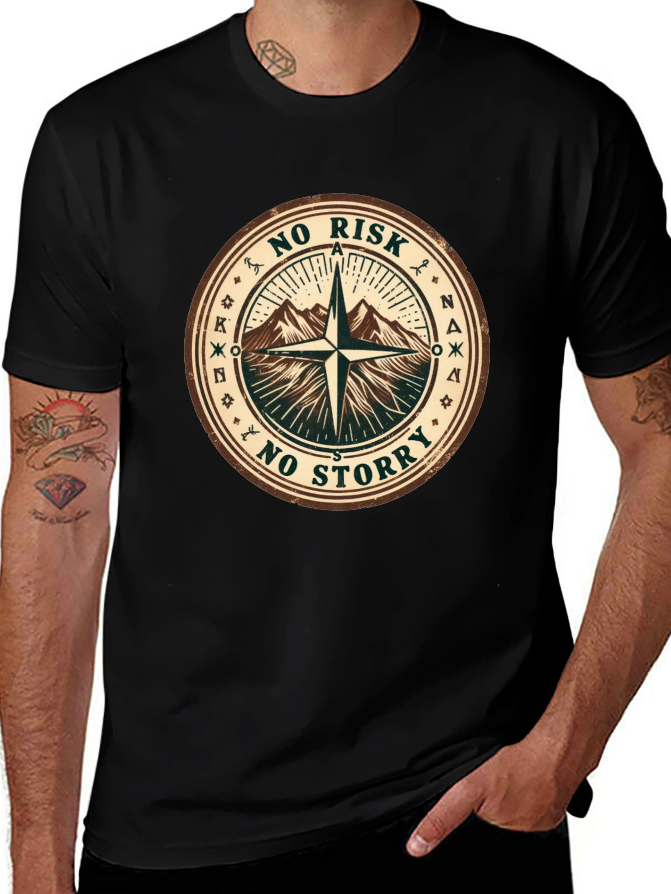 No Risk No Story Graphic Tee
