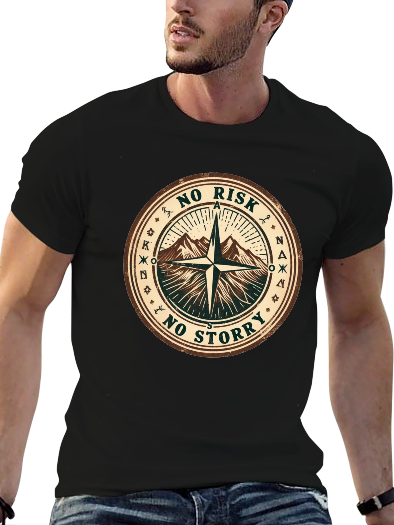 No Risk No Story Graphic Tee