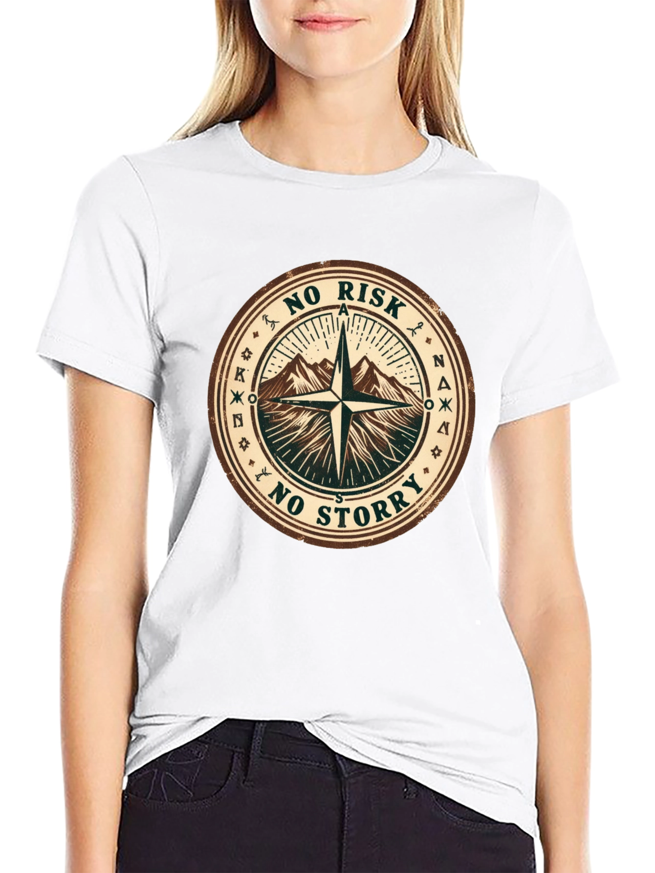 No Risk No Story Graphic Tee