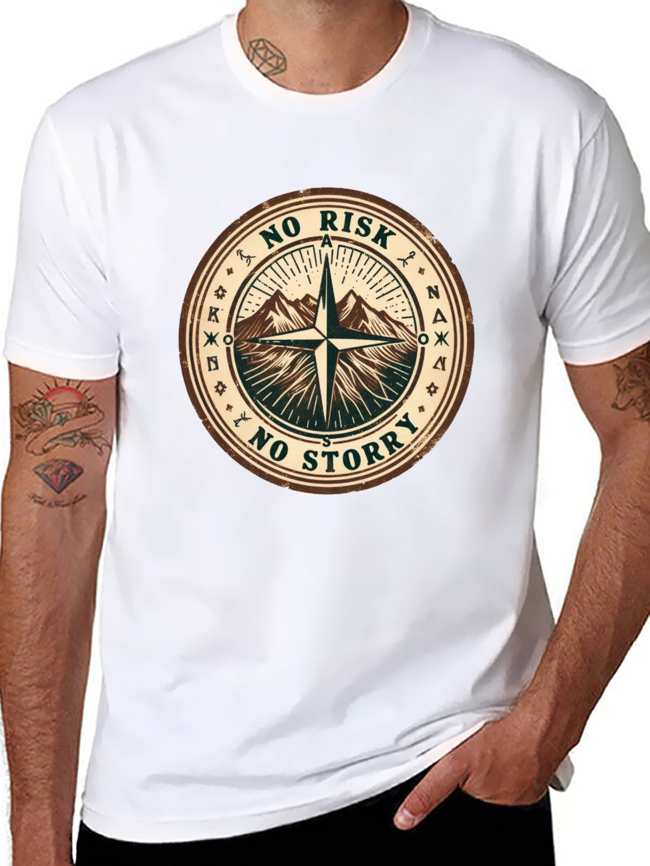 No Risk No Story Graphic Tee