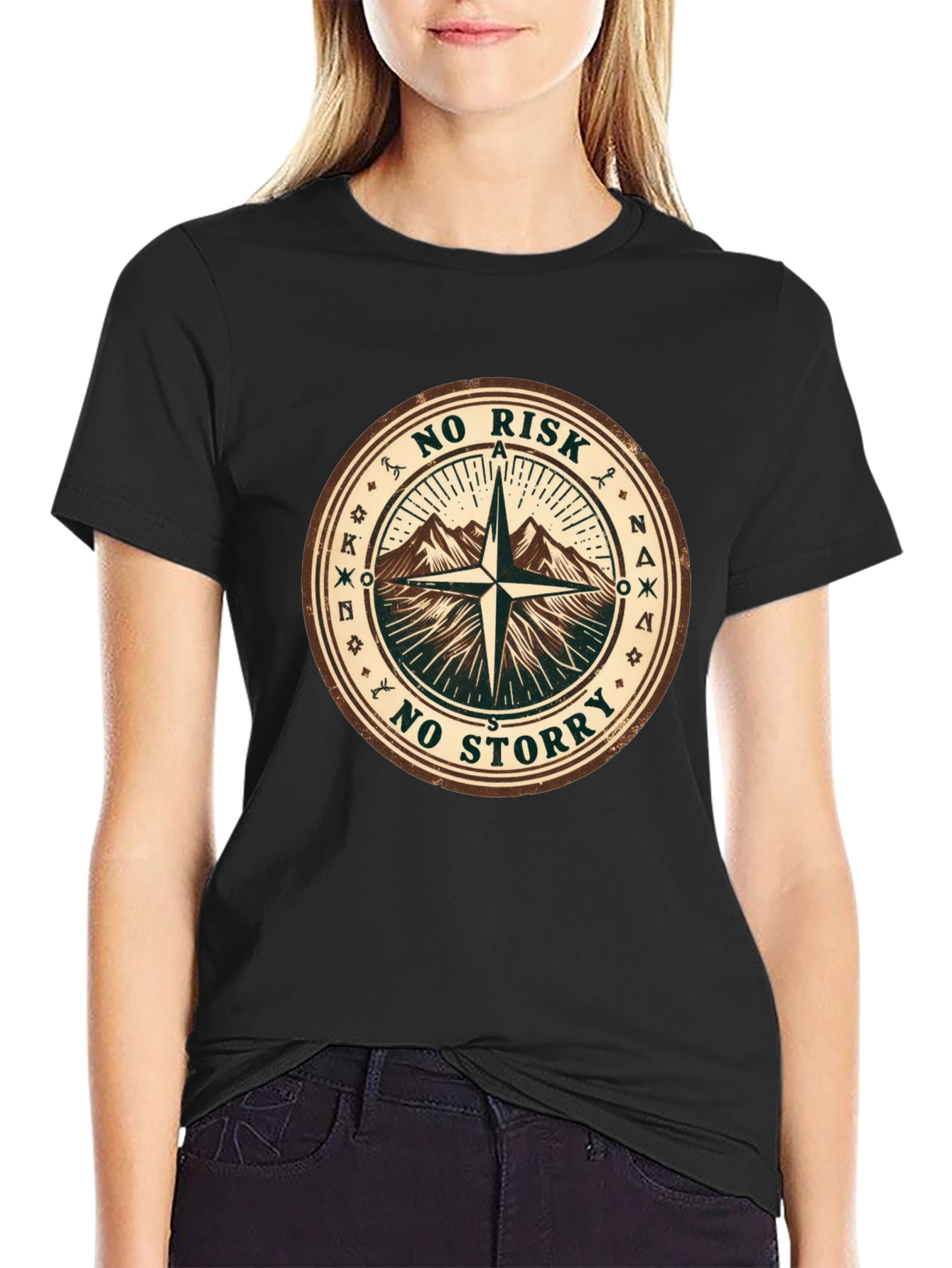 No Risk No Story Graphic Tee
