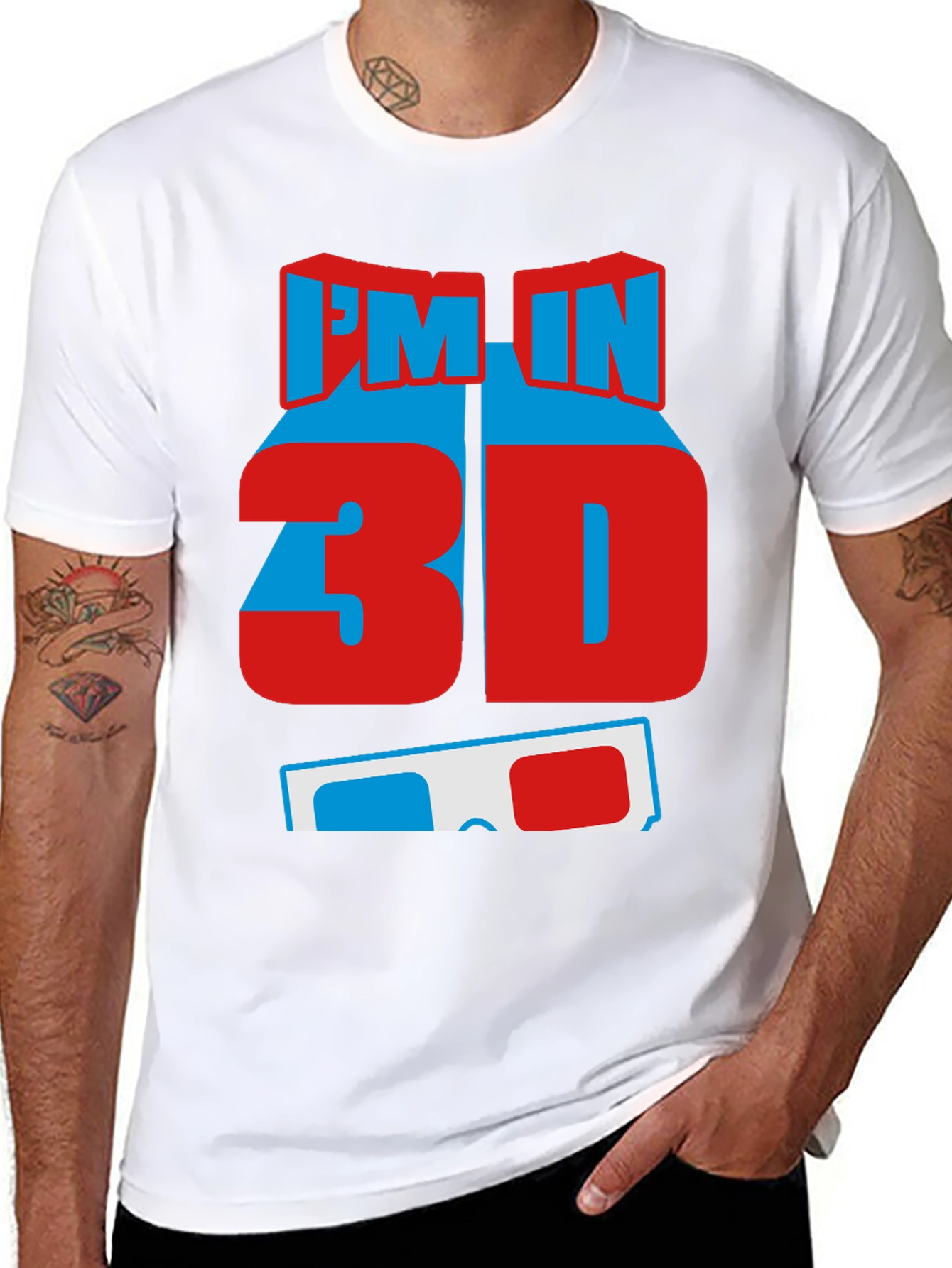 Im In 3D T-Shirt - Fun Graphic Tee