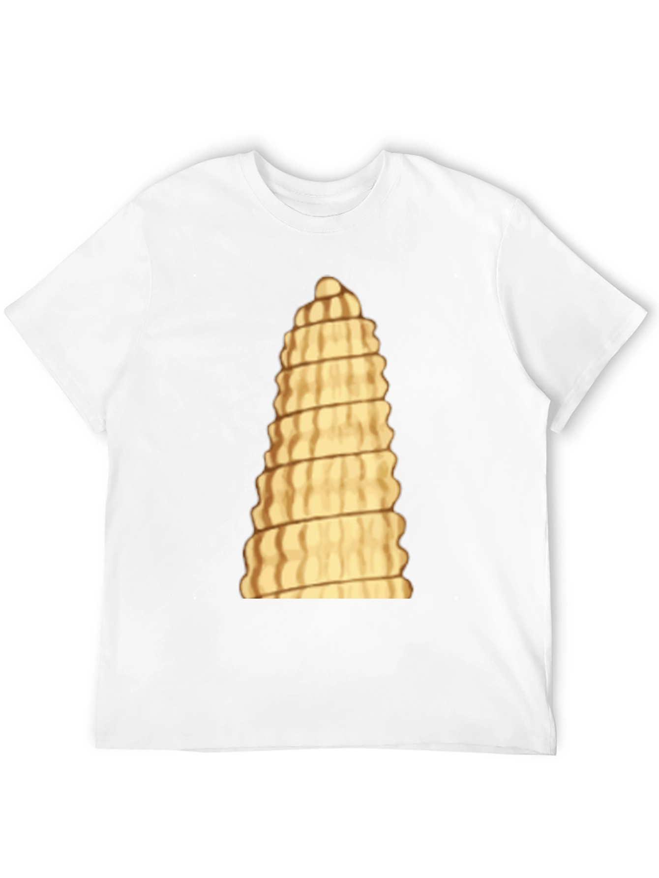Unique Pasta Tower Black T-Shirt