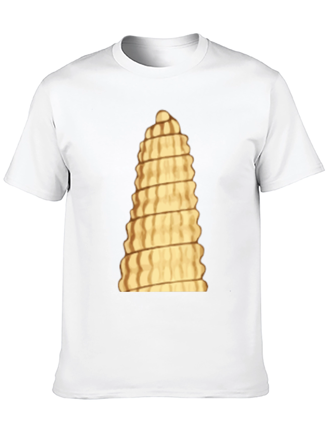 Unique Pasta Tower Black T-Shirt