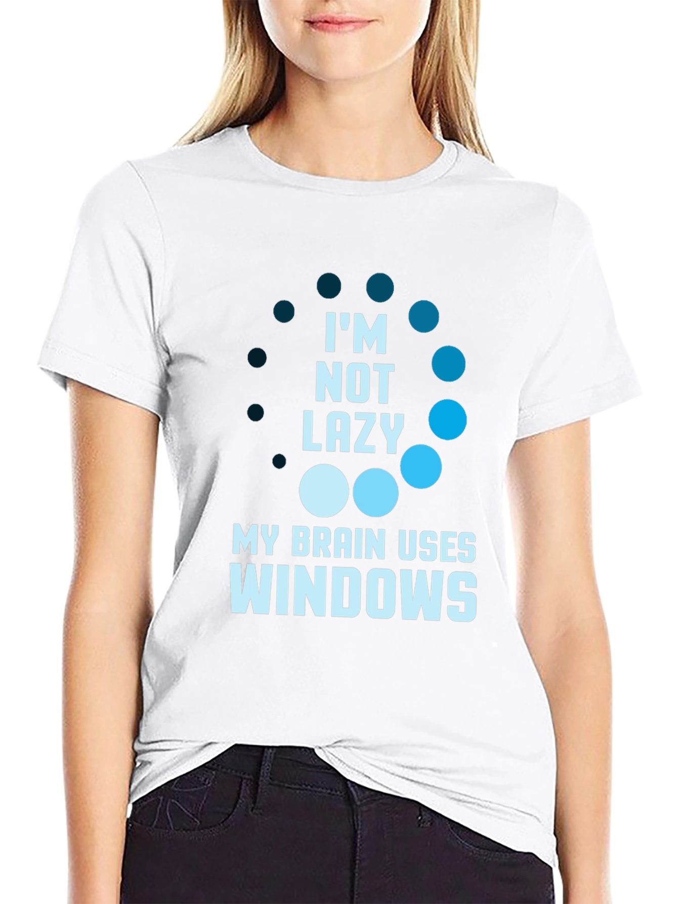 Im Not Lazy Windows Brain T-Shirt