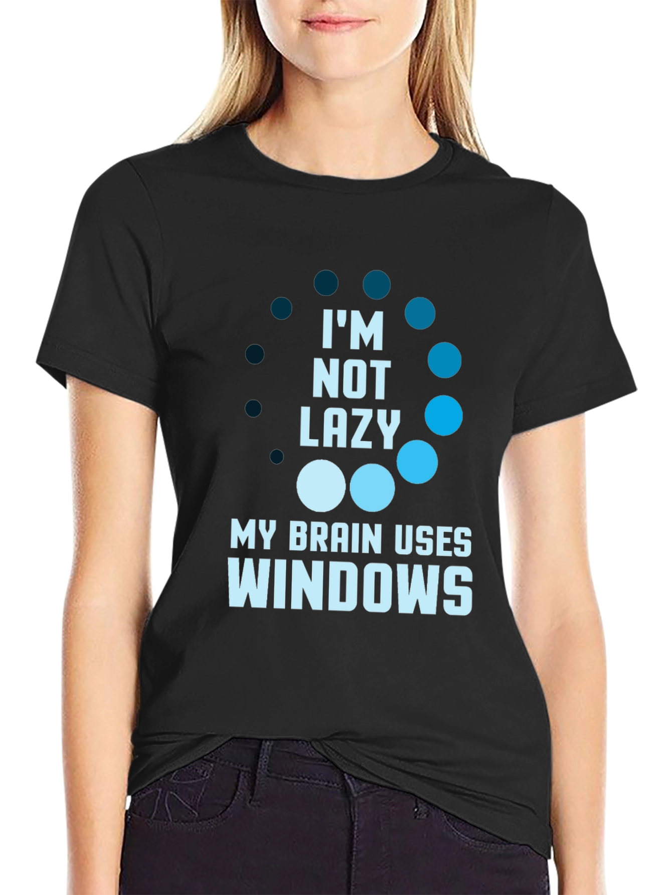Im Not Lazy Windows Brain T-Shirt