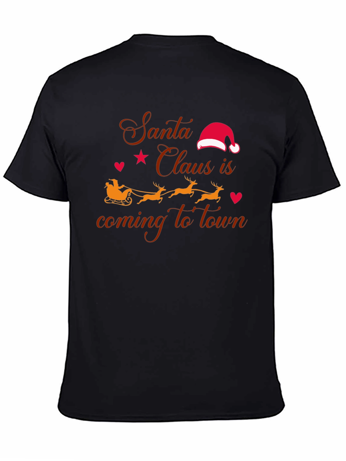 Santas Coming to Town T-Shirt - Holiday Cheer