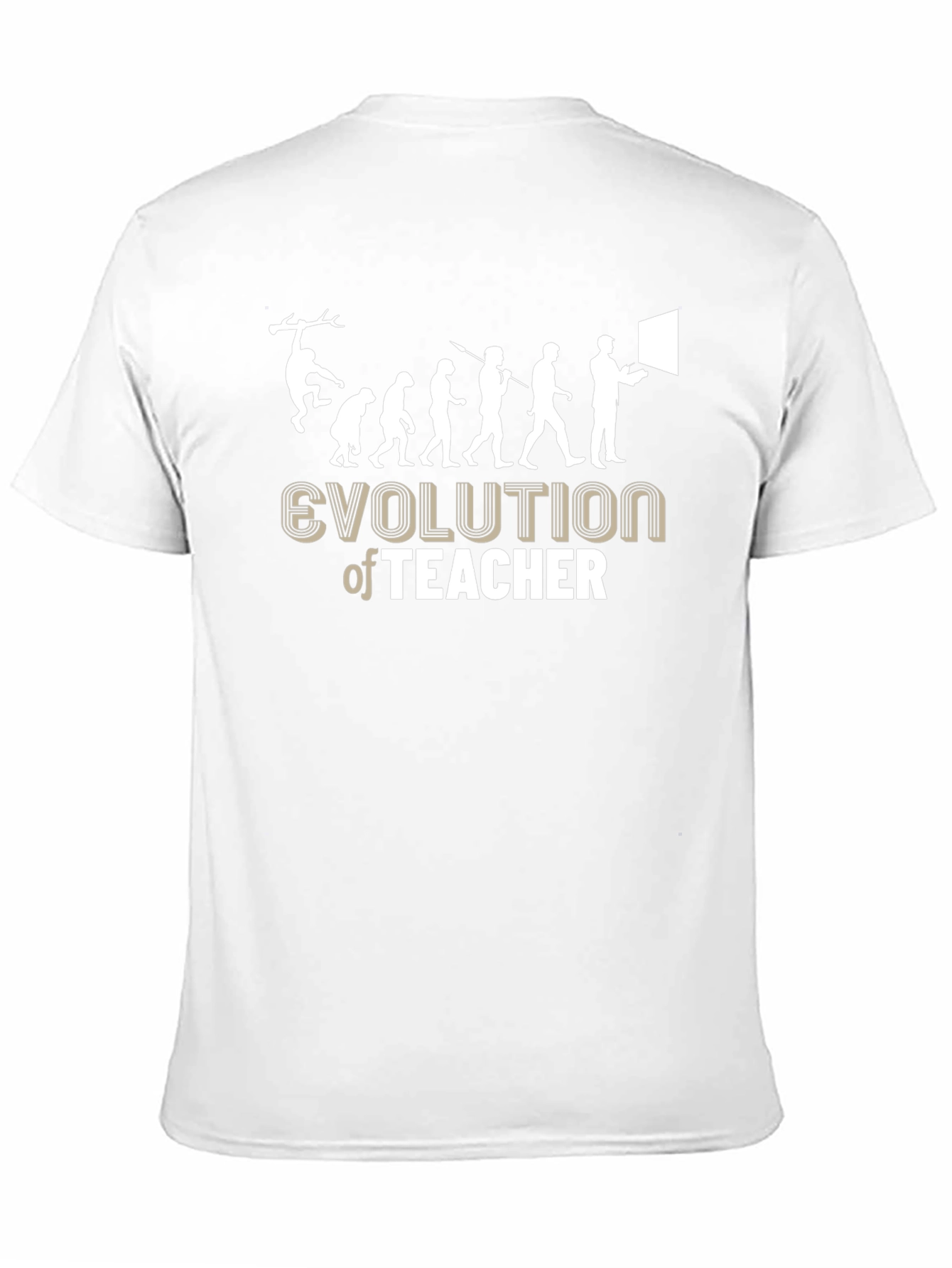 Evolution of Teacher Black Graphic Tee