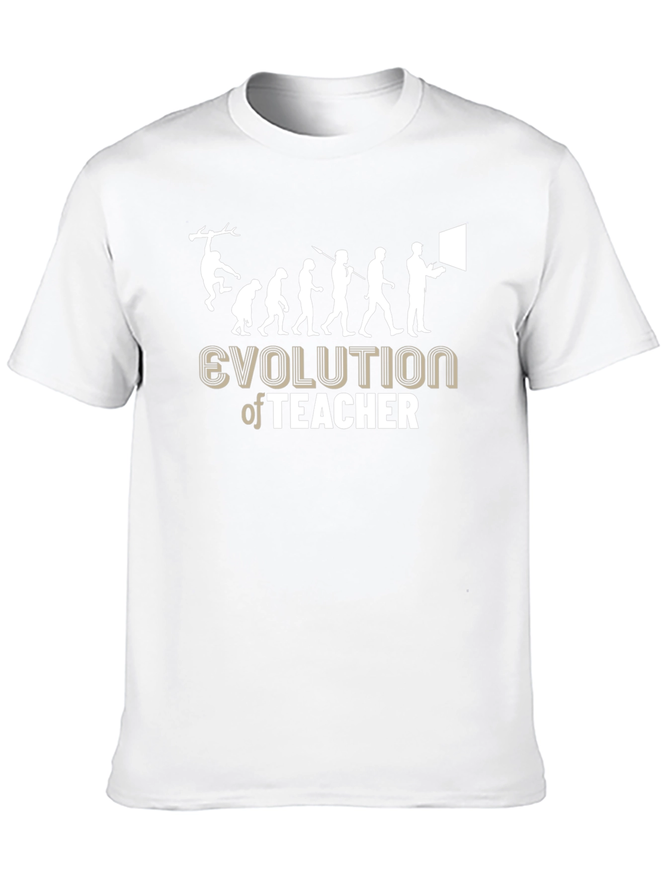 Evolution of Teacher Black Graphic Tee