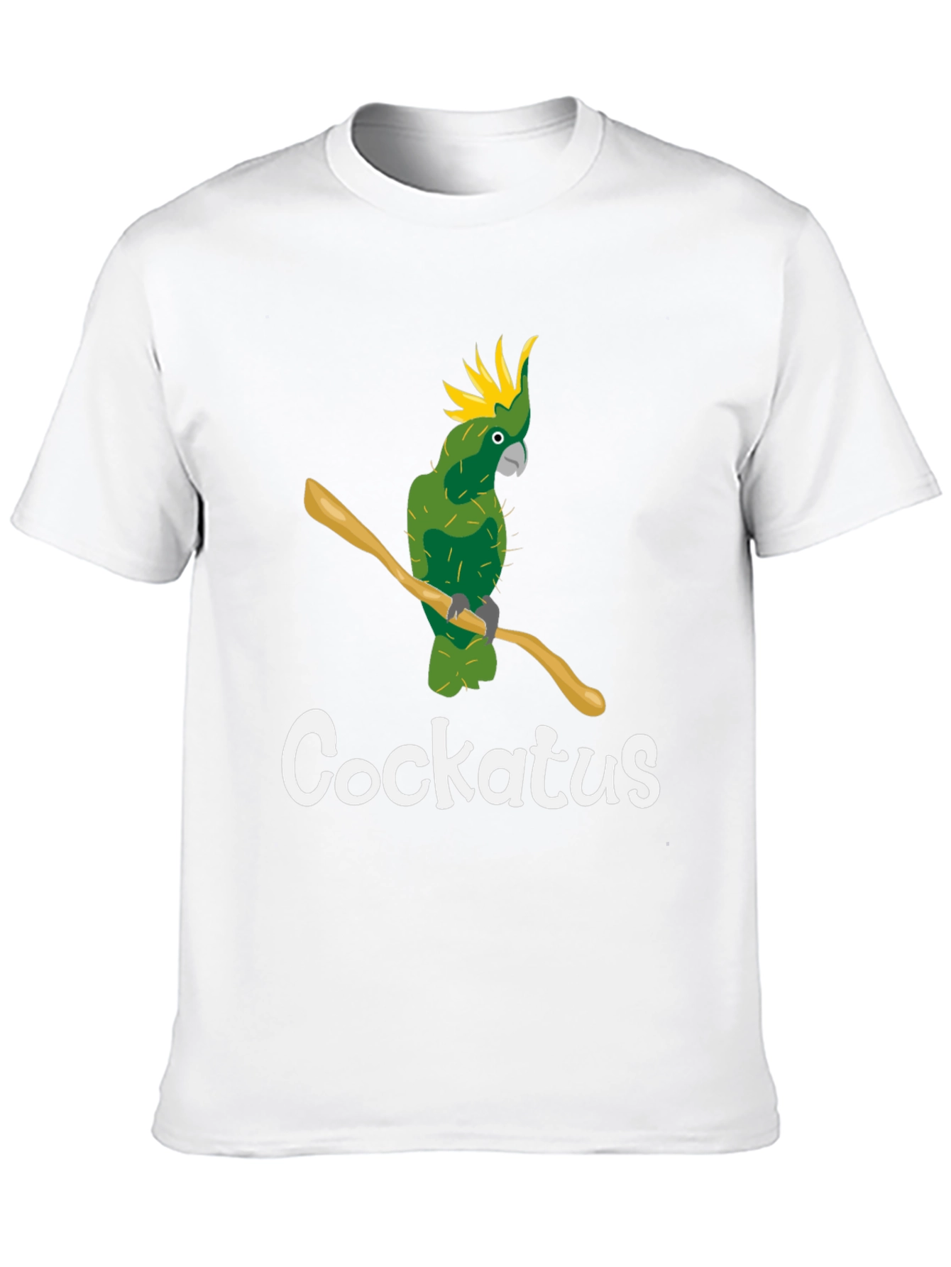Cockatus Parrot Graphic T-Shirt