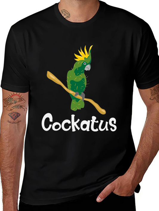 Cockatus Parrot Graphic T-Shirt