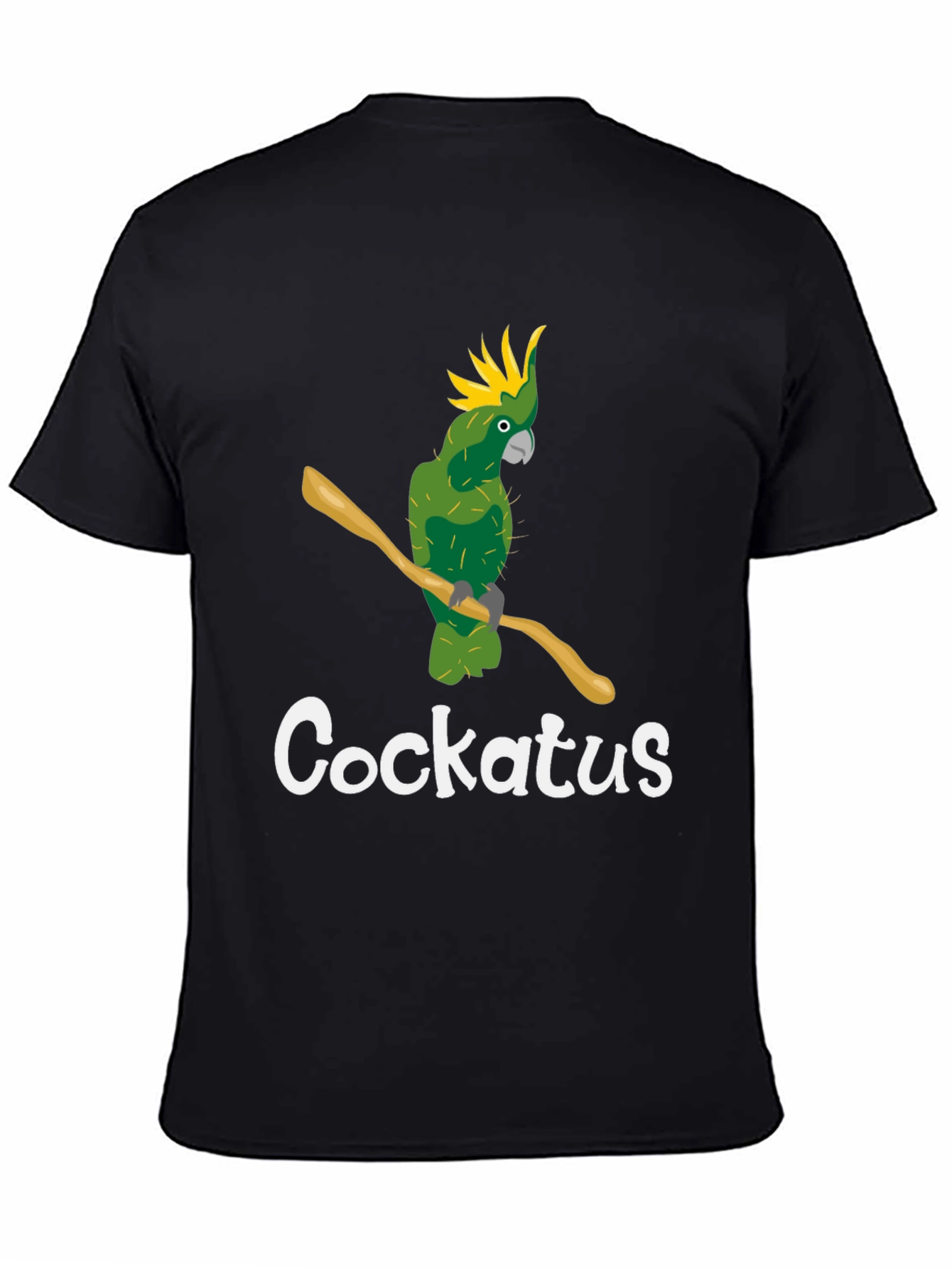 Cockatus Parrot Graphic T-Shirt