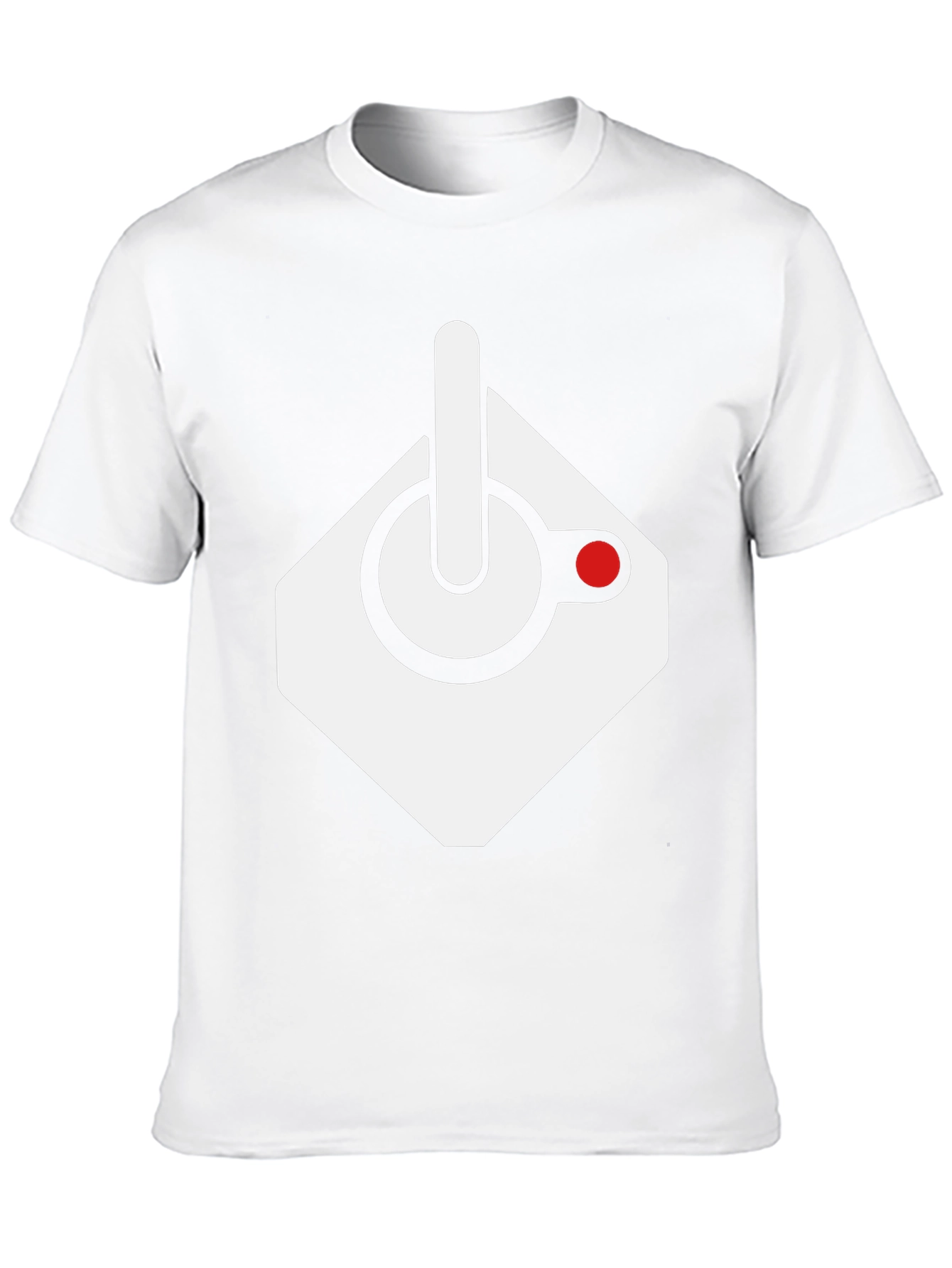 Retro Gaming Console Joystick Graphic Tee - Black