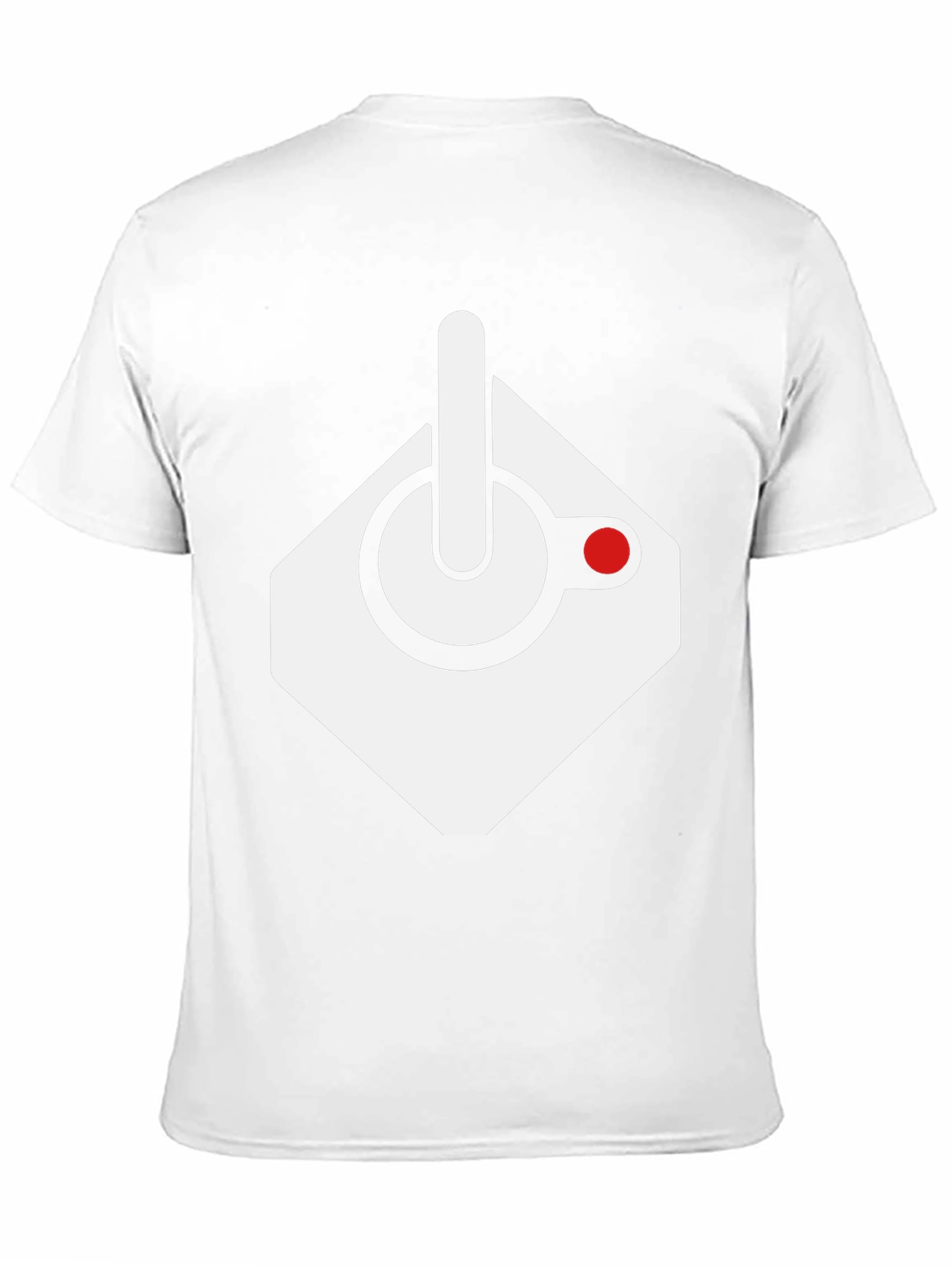 Retro Gaming Console Joystick Graphic Tee - Black