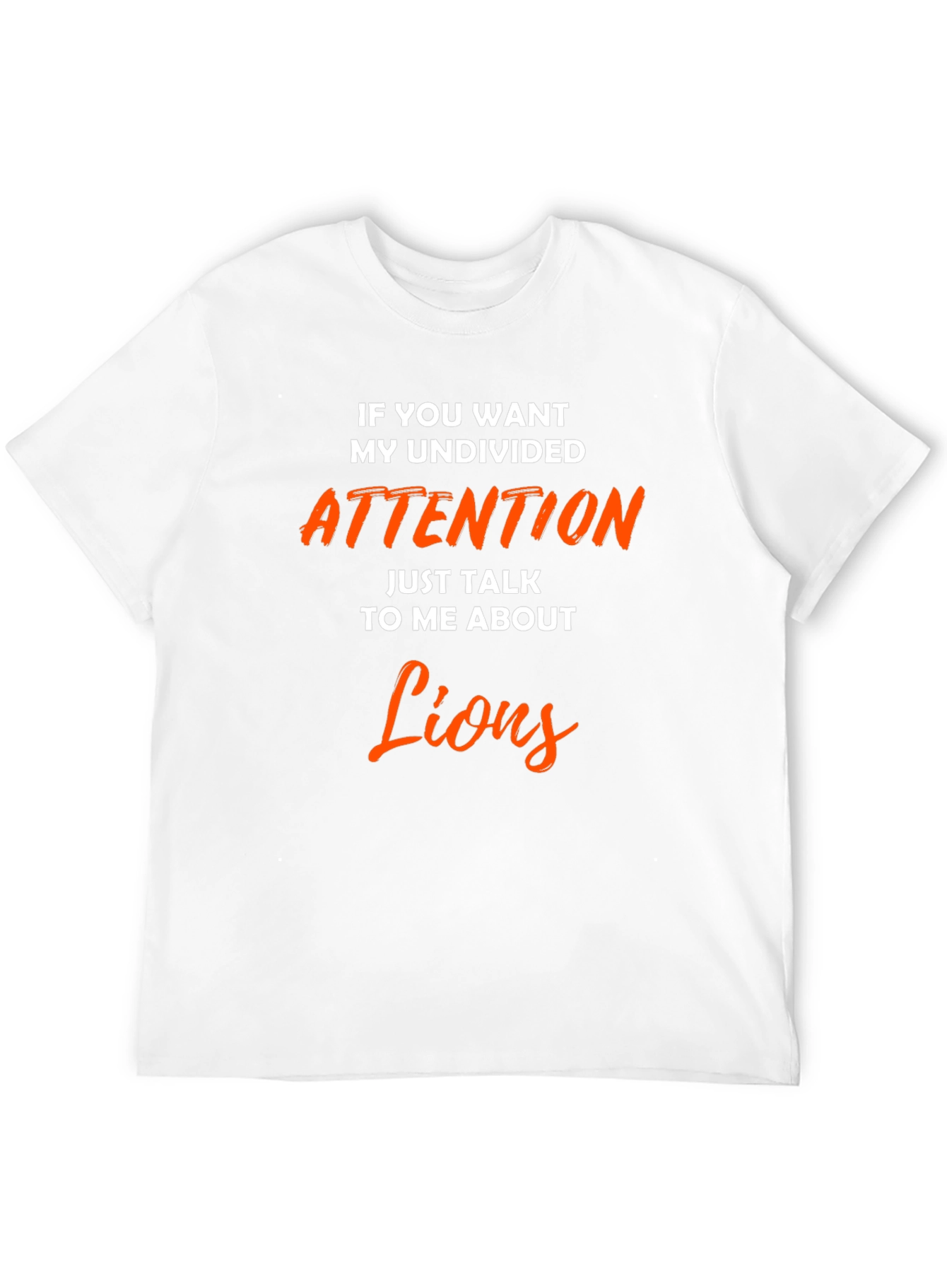 Undivided Attention Lions Graphic T-Shirt