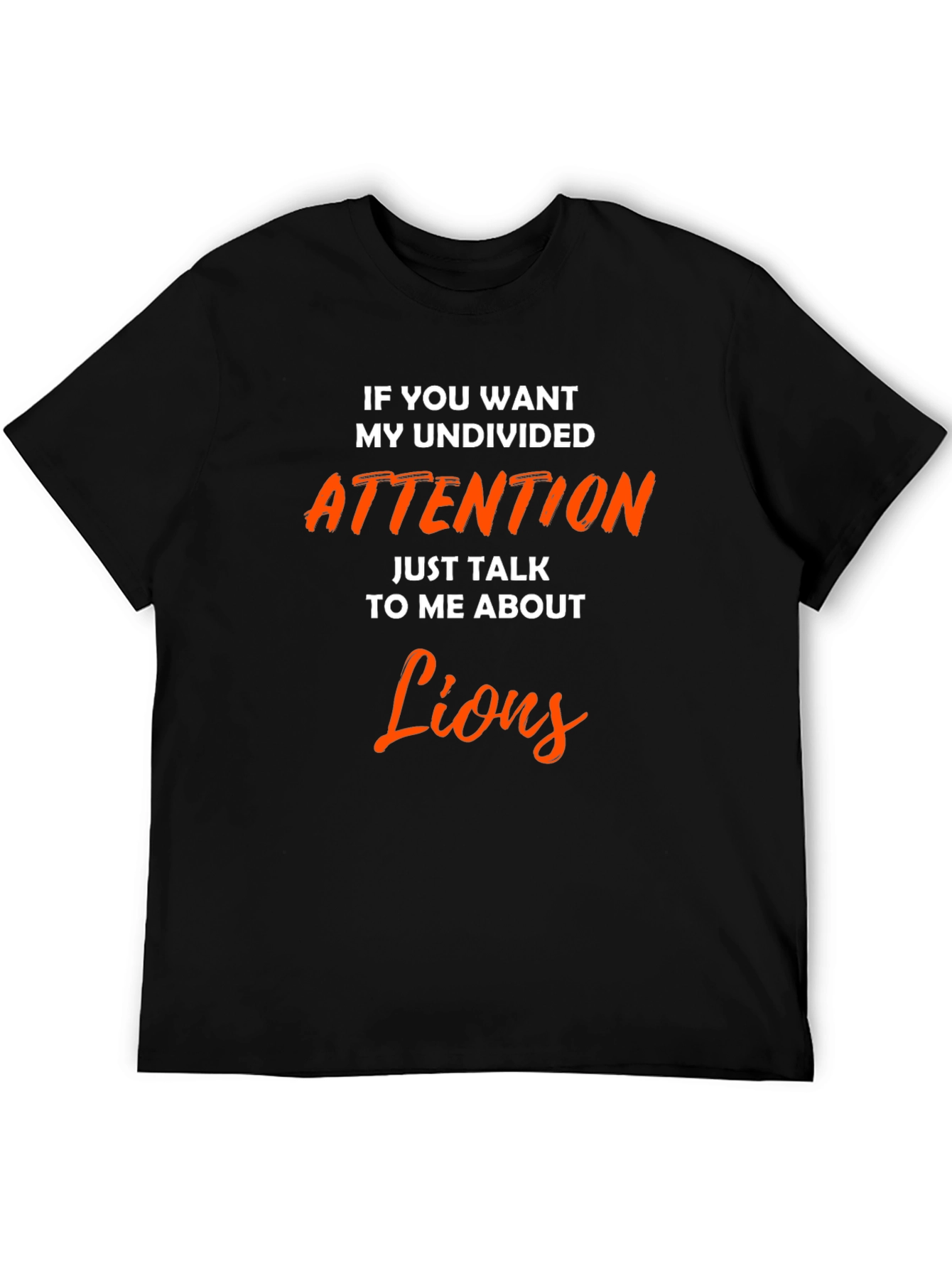 Undivided Attention Lions Graphic T-Shirt