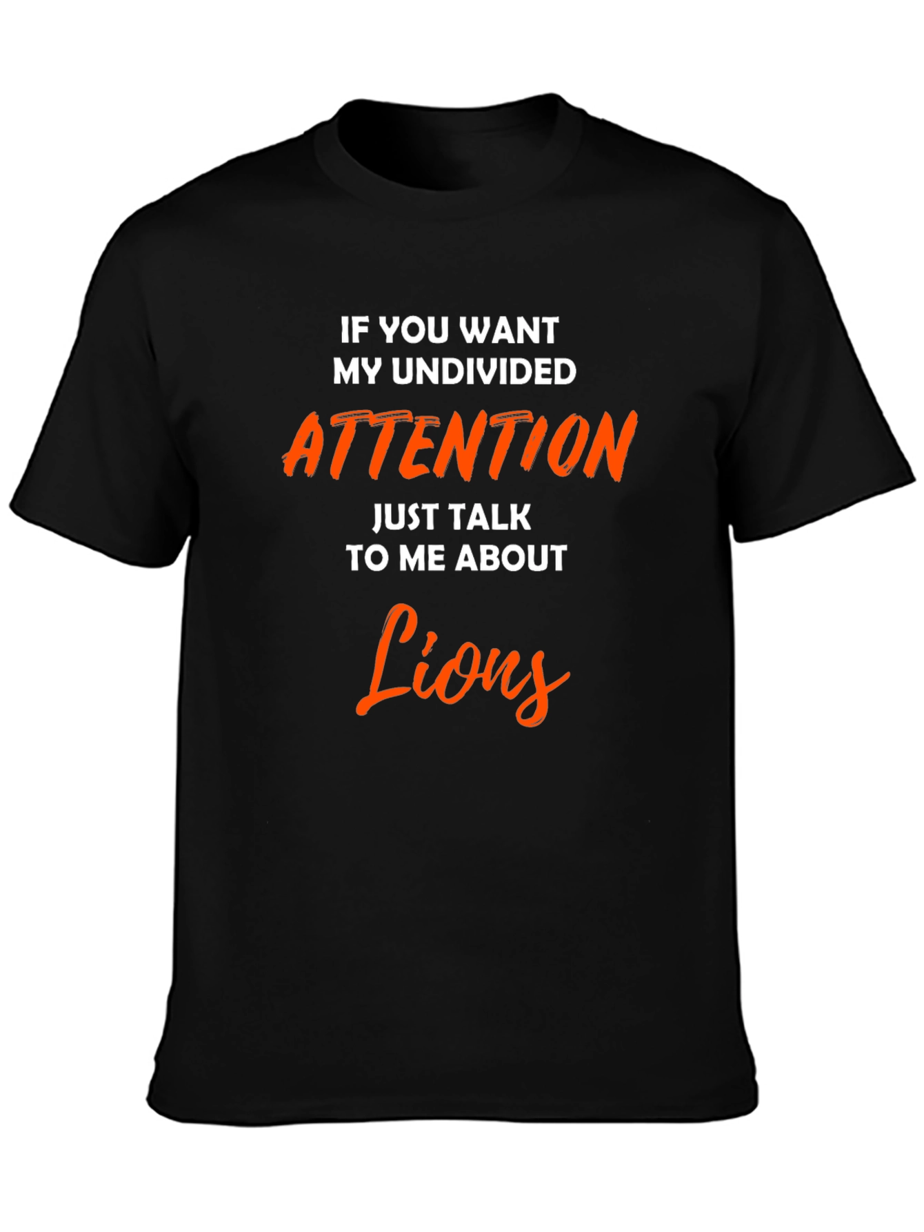 Undivided Attention Lions Graphic T-Shirt