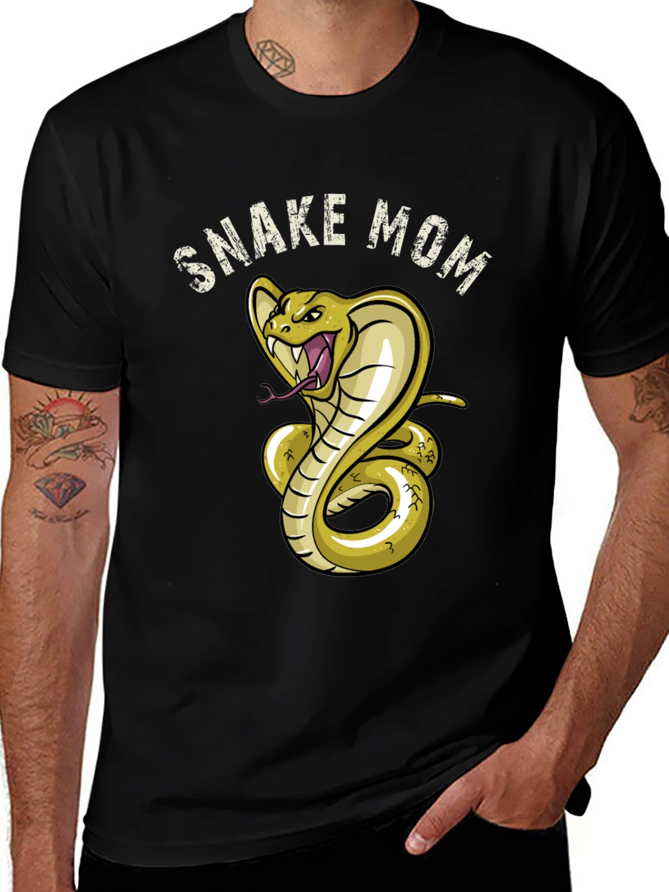 Snake Mom T-Shirt - Cobra Graphic Tee