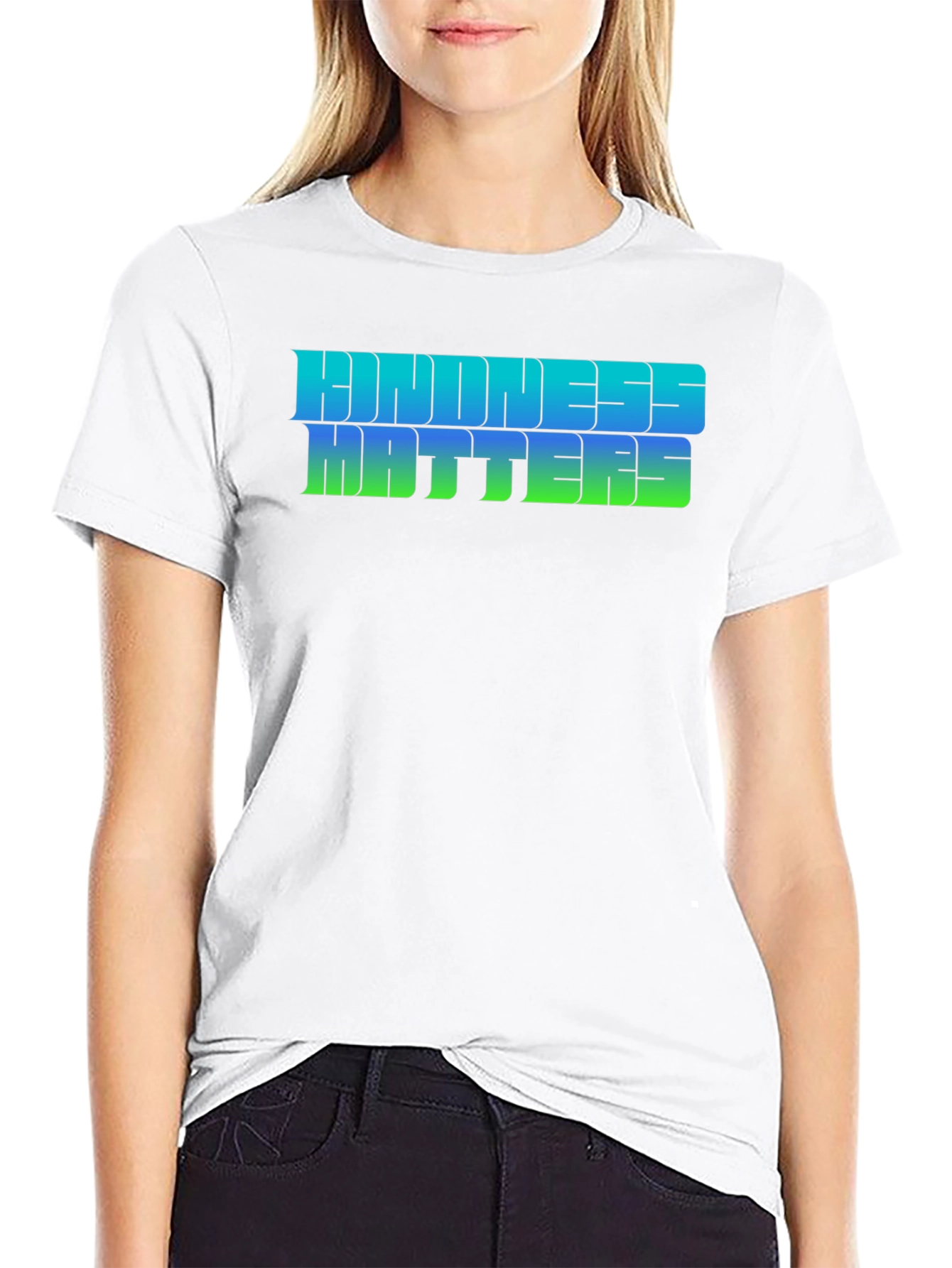 Kindness Matters Graphic Tee - Black