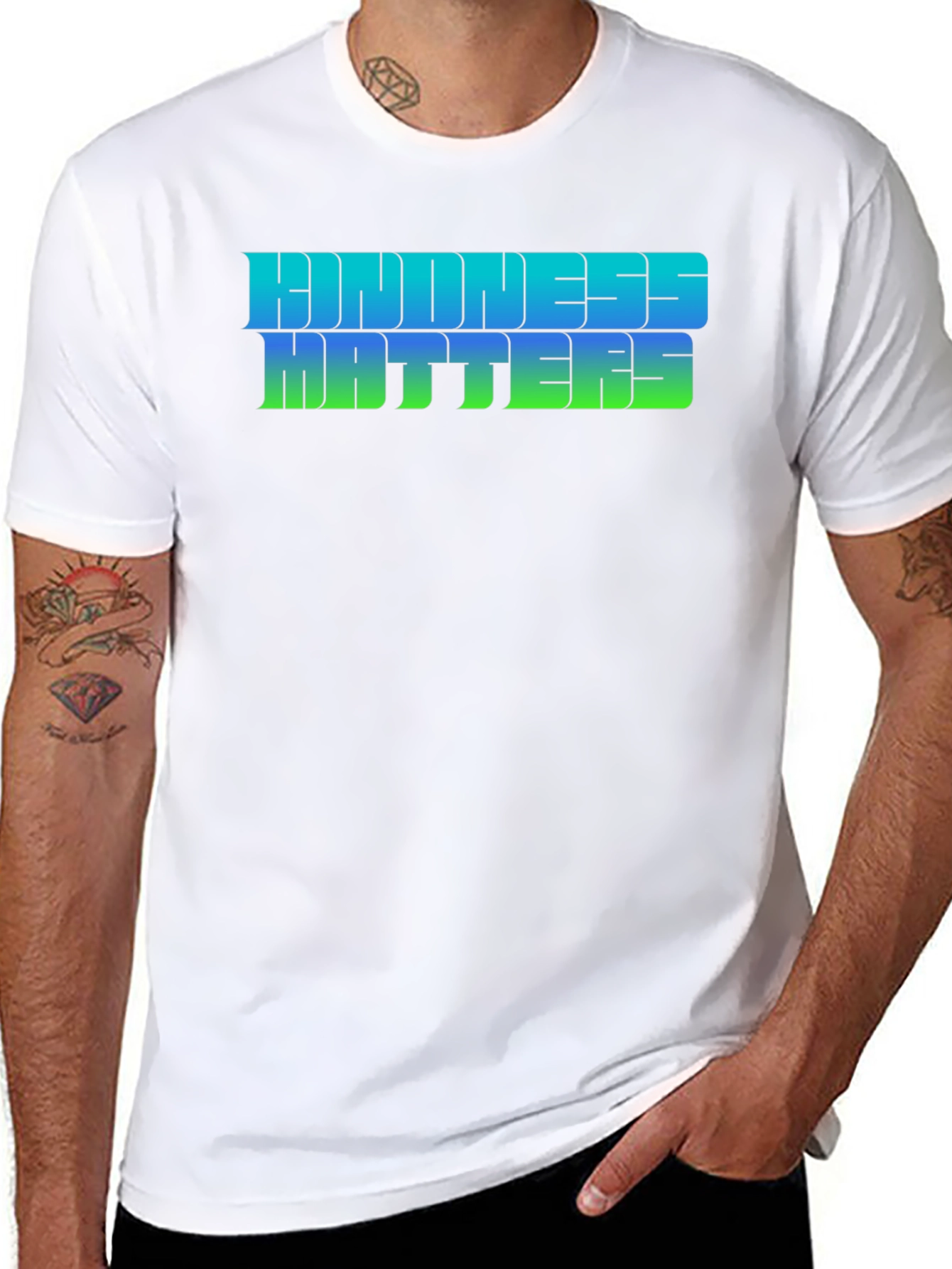 Kindness Matters Graphic Tee - Black