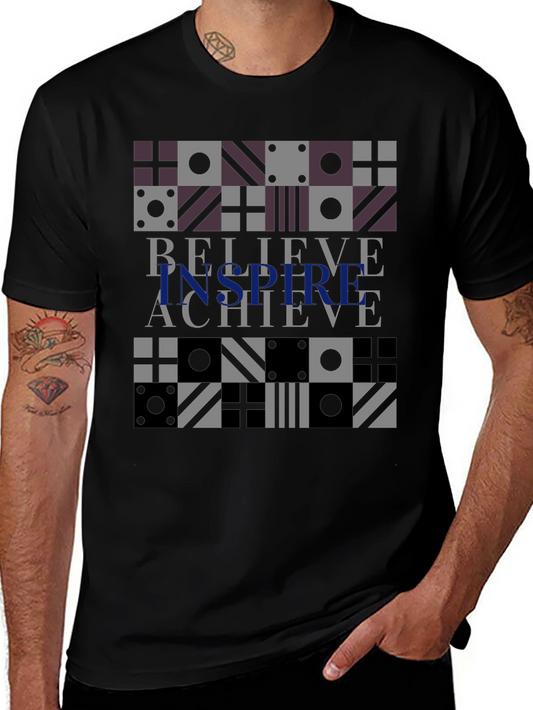 Believe Inspire Achieve Graphic Tee
