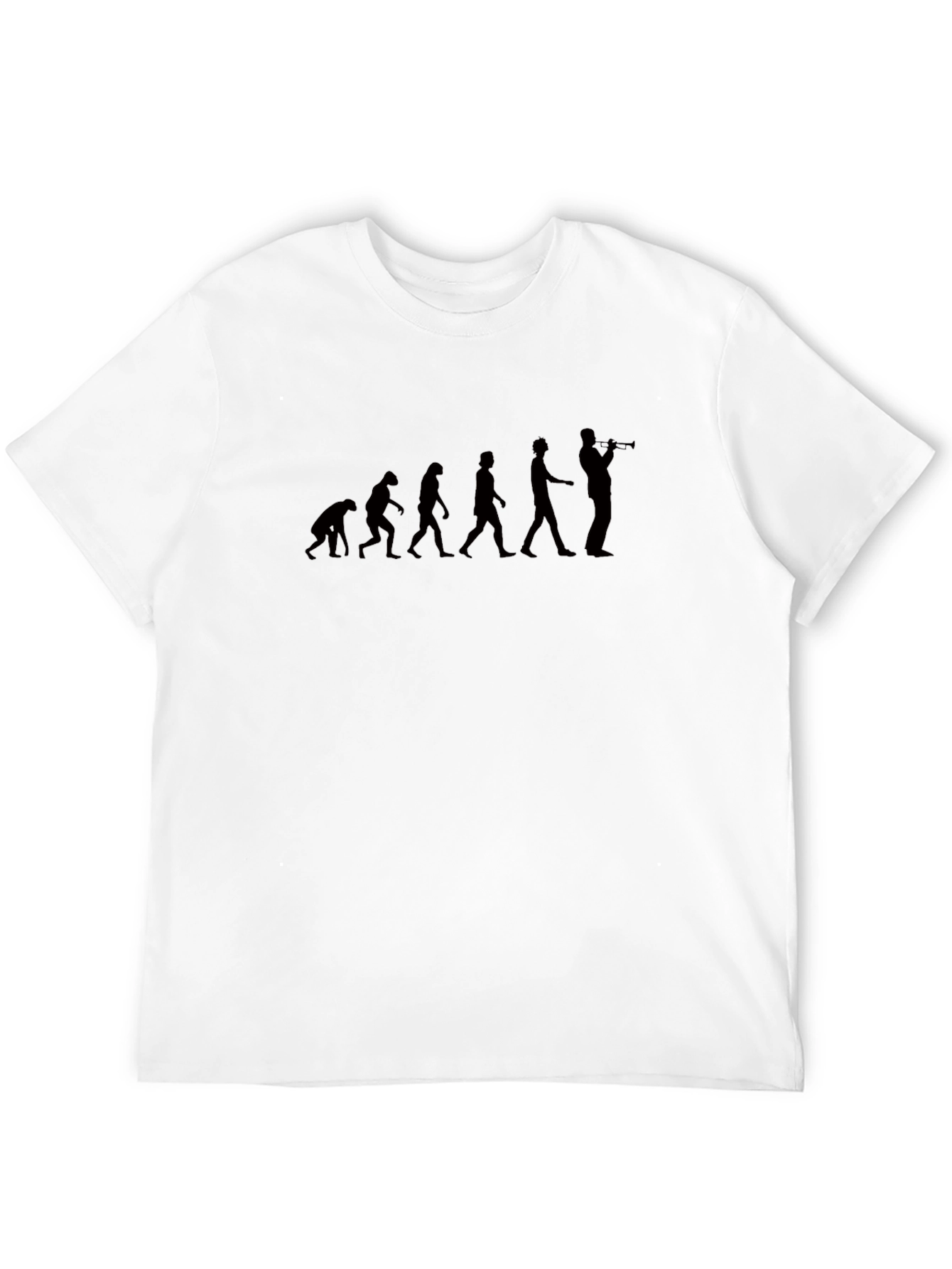 Evolution of Jazz Musician Black T-Shirt