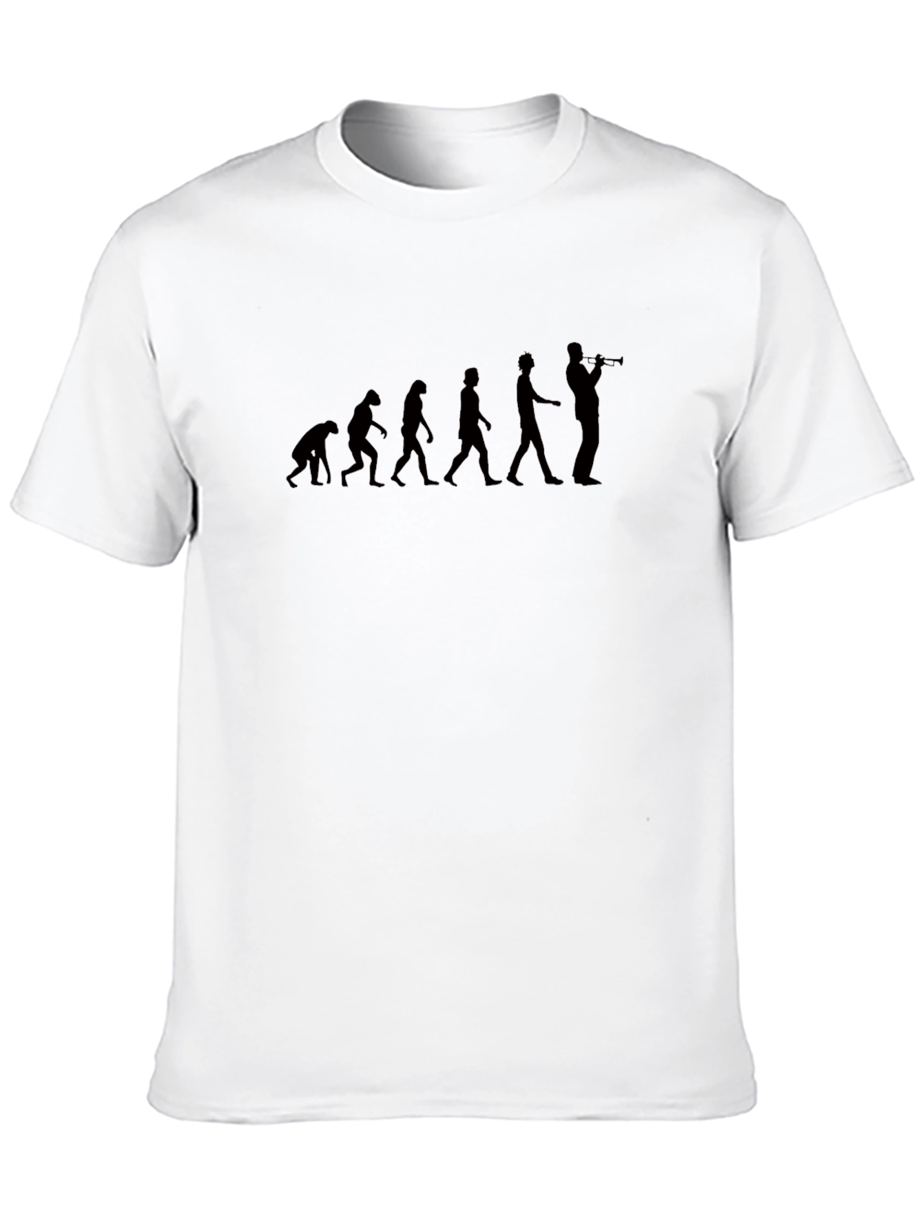 Evolution of Jazz Musician Black T-Shirt