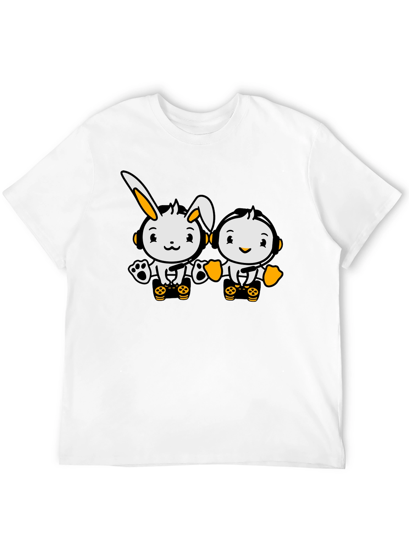 Cute Cartoon Character Graphic Tee