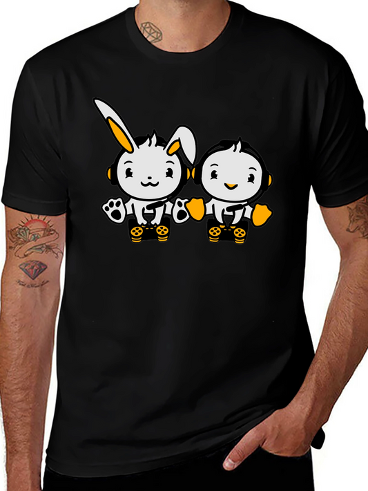 Cute Cartoon Character Graphic Tee