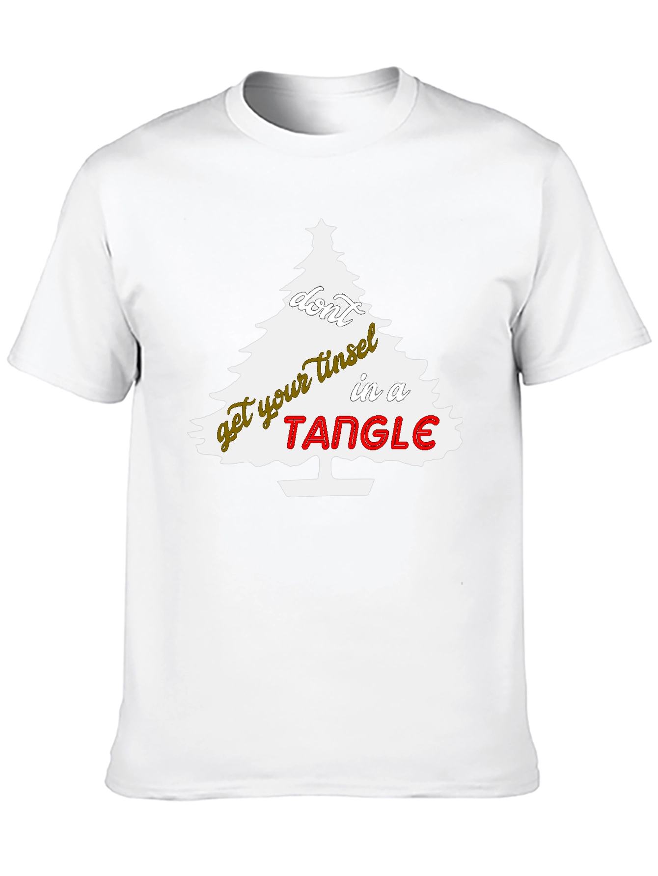 Christmas Tree Tangle Graphic Tee