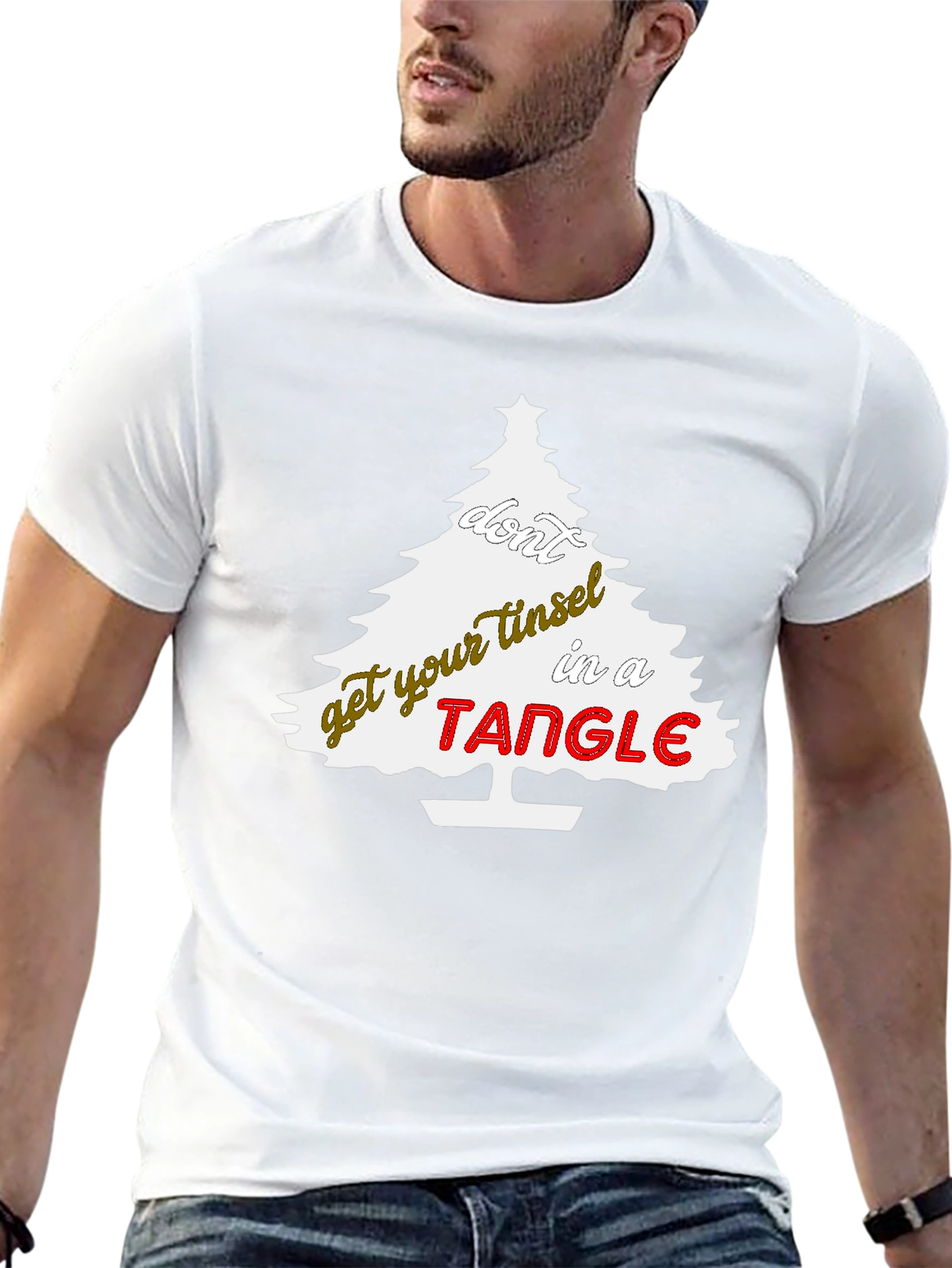 Christmas Tree Tangle Graphic Tee