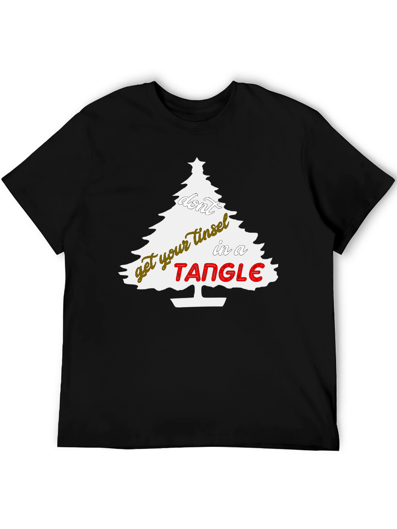 Christmas Tree Tangle Graphic Tee
