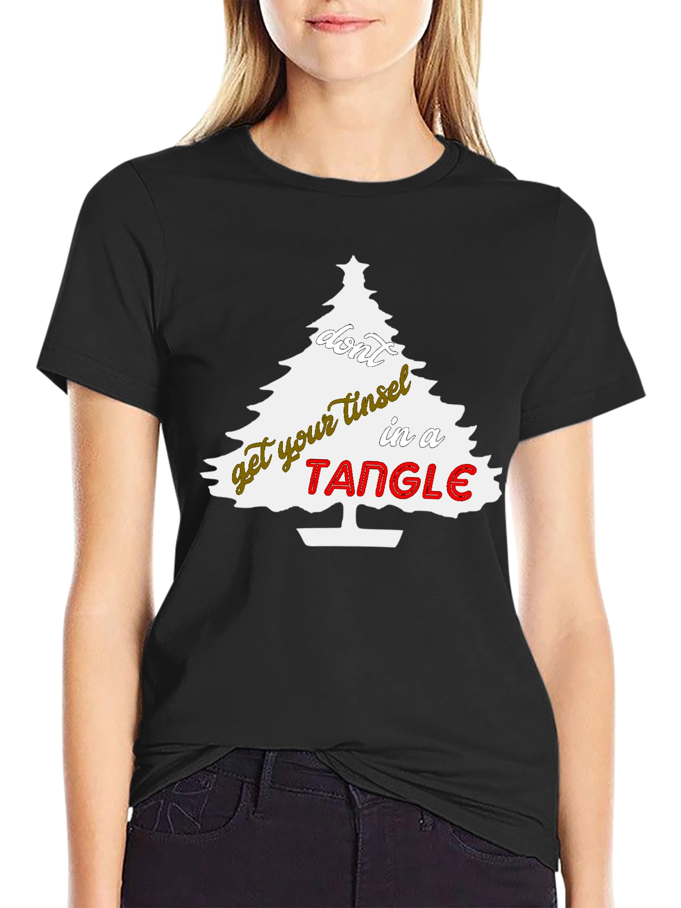 Christmas Tree Tangle Graphic Tee