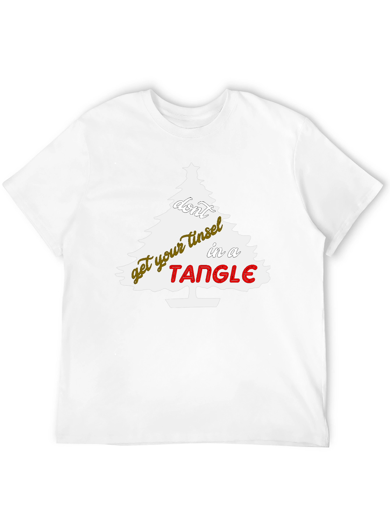 Christmas Tree Tangle Graphic Tee