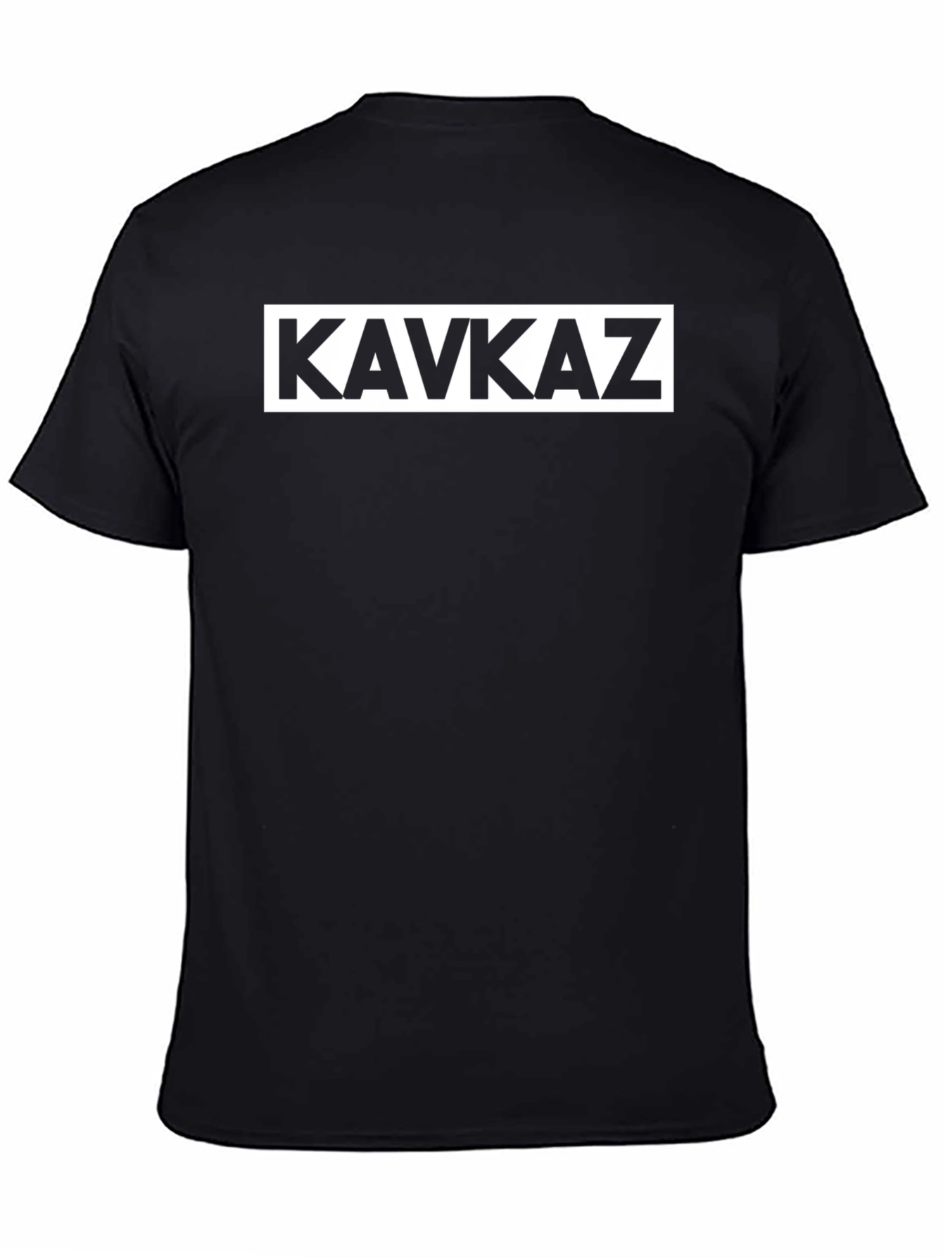 Kavkaz Graphic Tee - Stylish Black T-Shirt