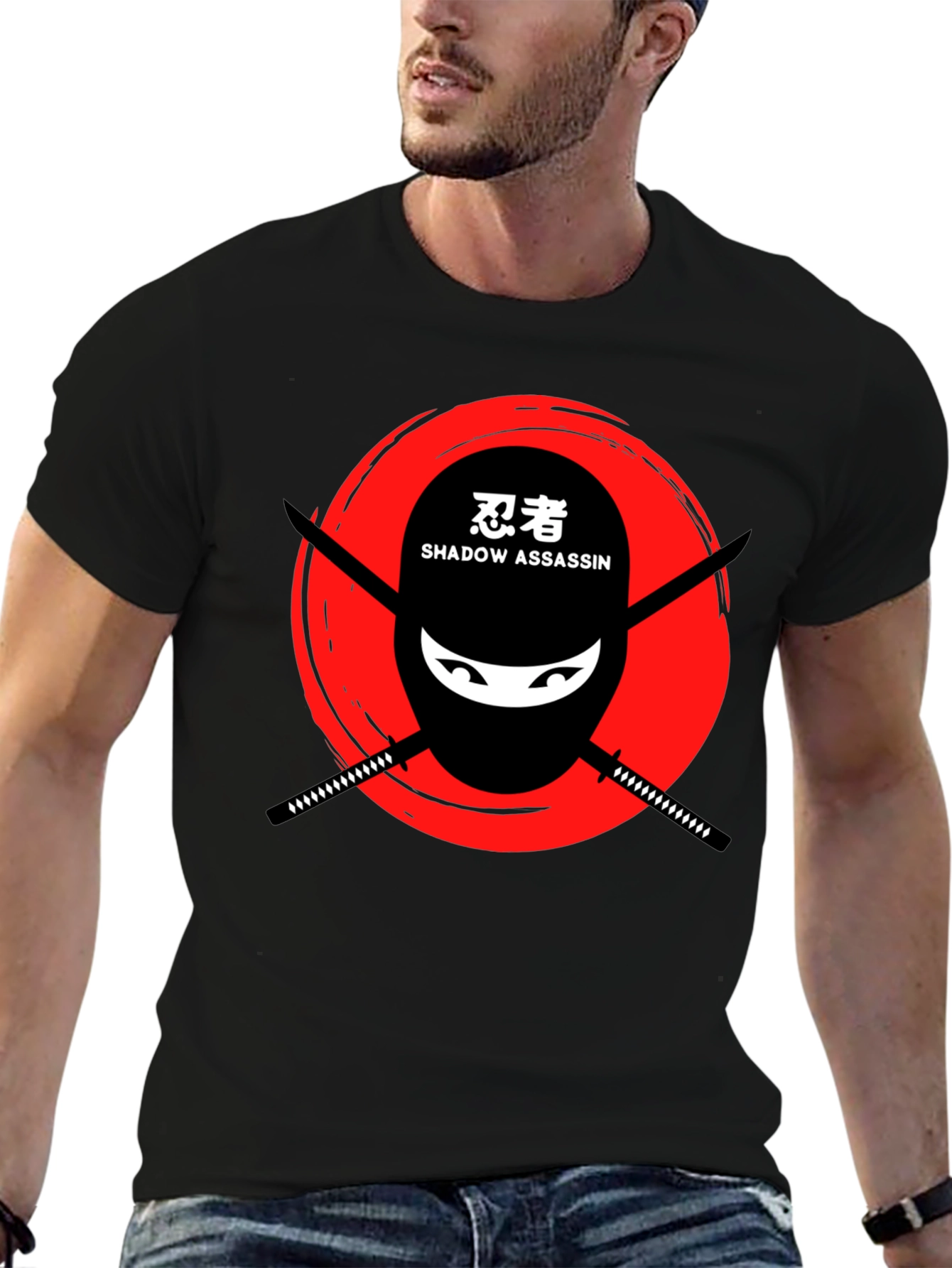Ninja Shadow Assassin Graphic T-Shirt