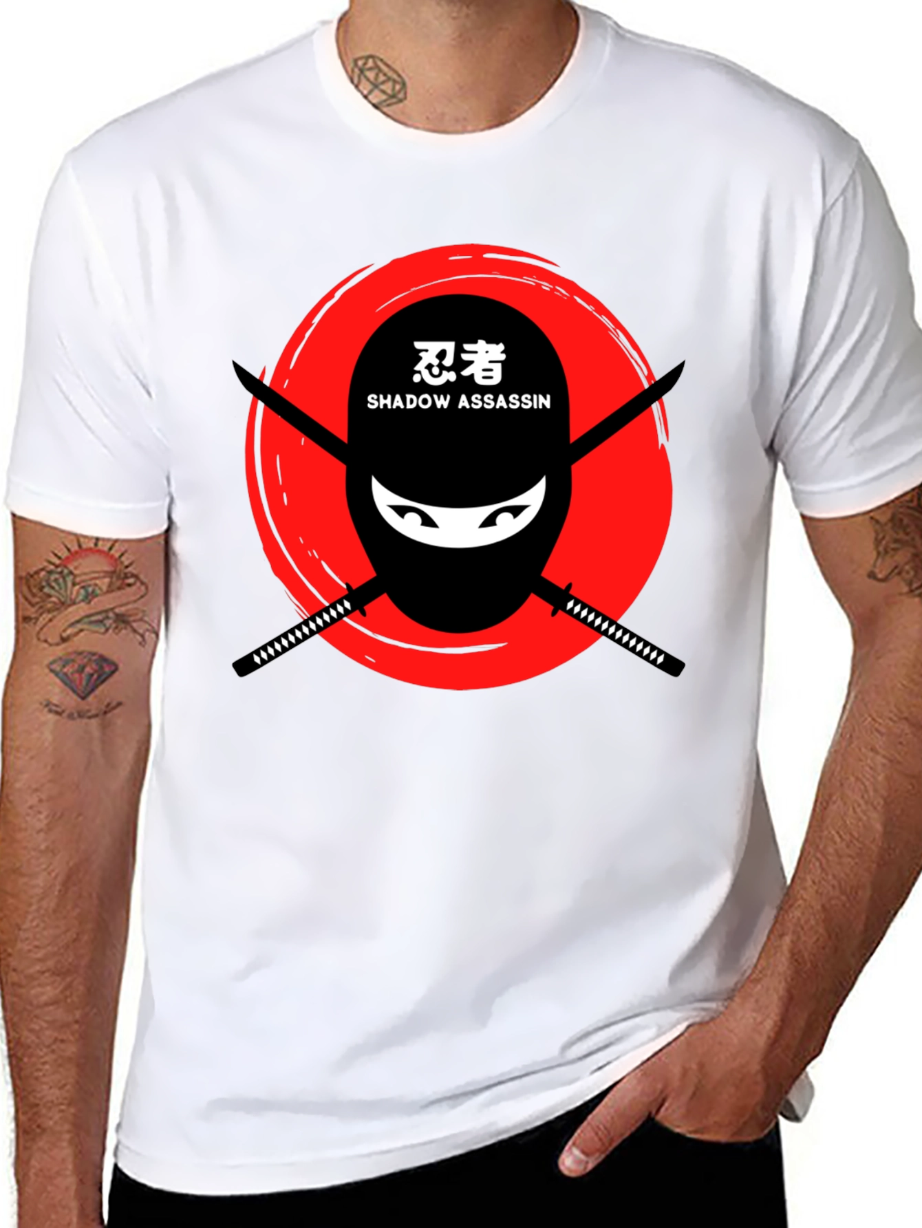Ninja Shadow Assassin Graphic T-Shirt