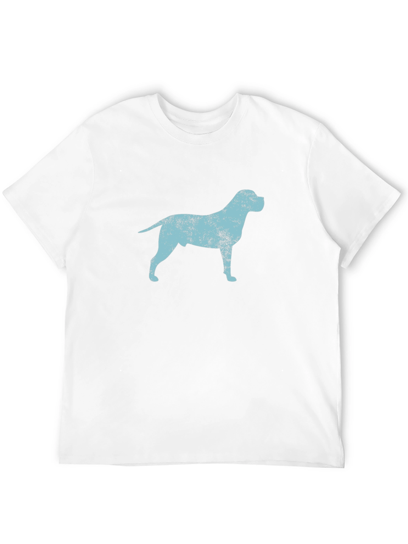 Dog Silhouette Graphic Tee - Black