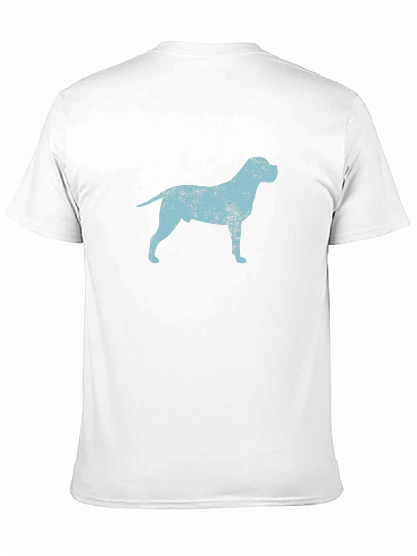 Dog Silhouette Graphic Tee - Black