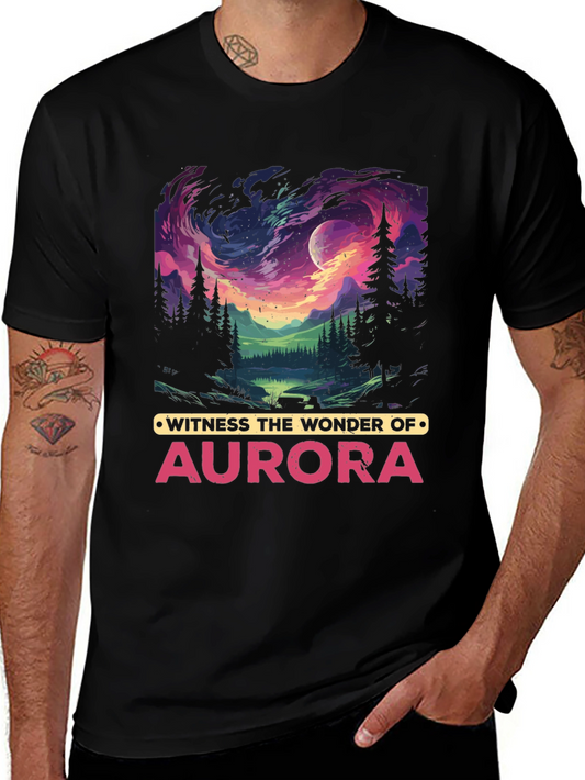 Aurora Wonder T-Shirt - Nature Inspired Graphic Tee