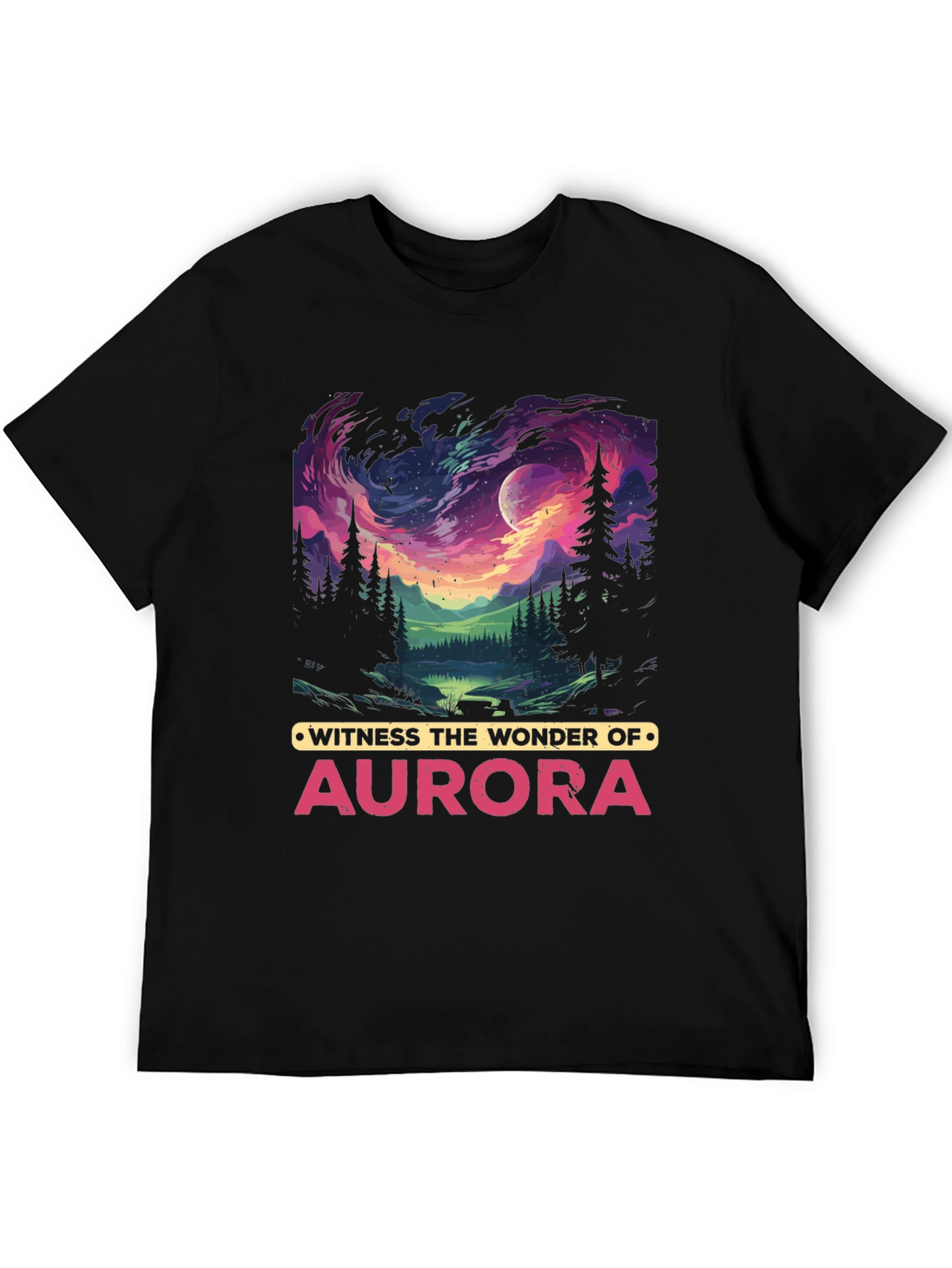 Aurora Wonder T-Shirt - Nature Inspired Graphic Tee
