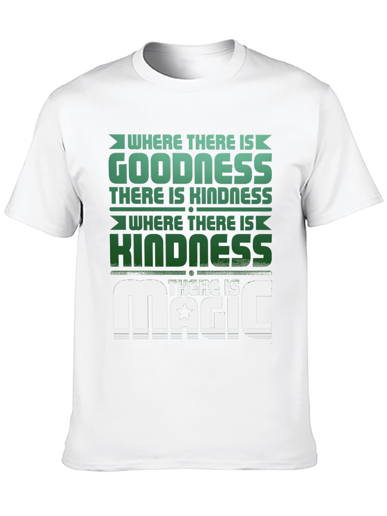 Goodness Kindness Magic Graphic Tee - Black