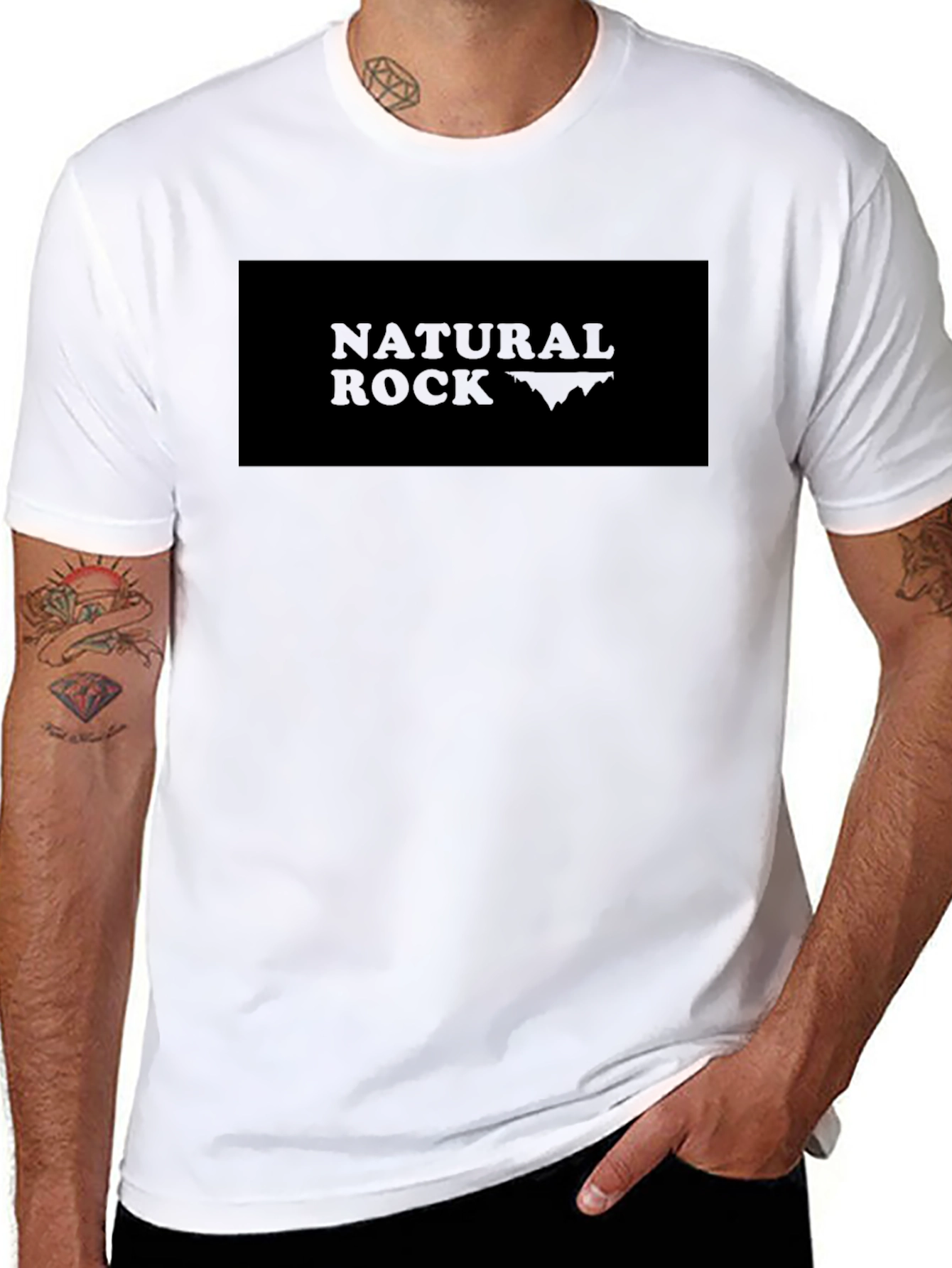 Natural Rock Graphic Tee - Stylish Comfort