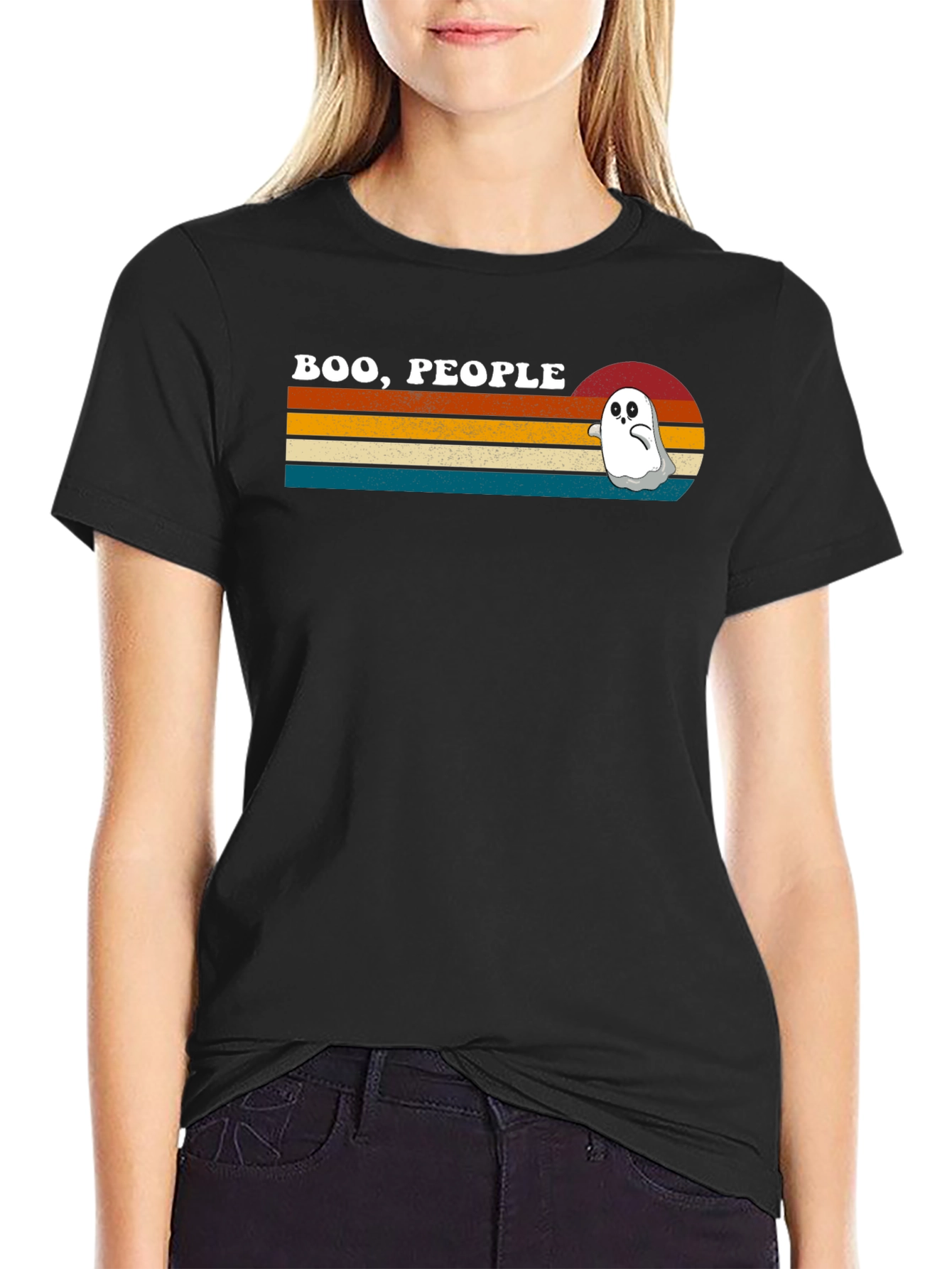 Boo People Retro Ghost T-Shirt