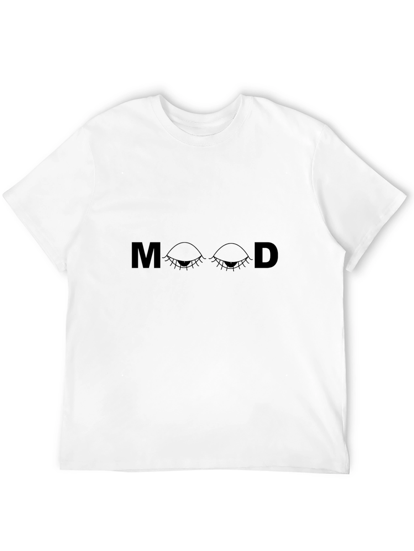Mood Graphic Tee - Black Cotton Relaxed Fit