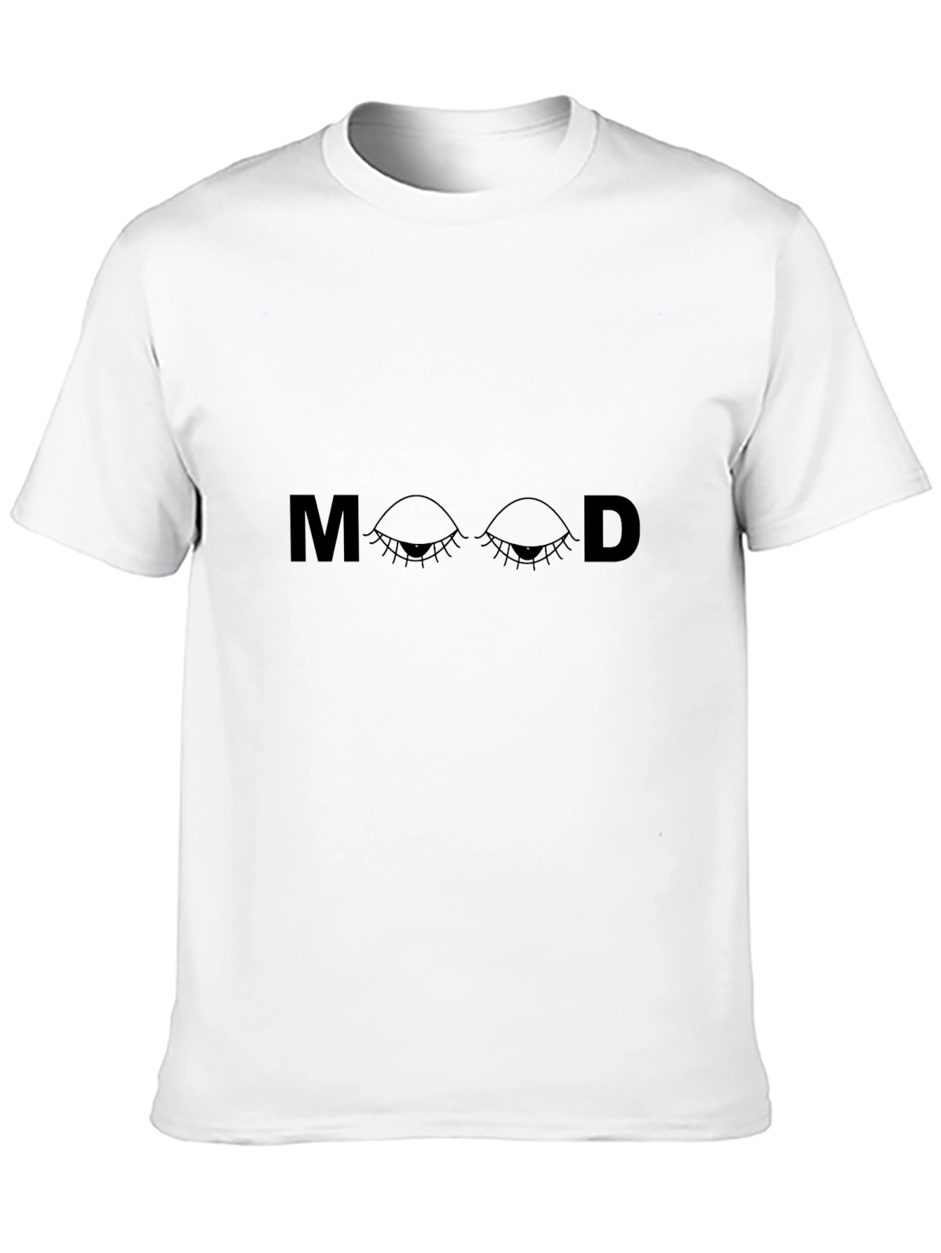 Mood Graphic Tee - Black Cotton Relaxed Fit