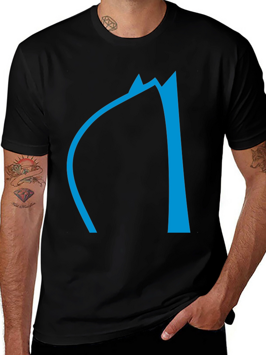 Modern Graphic Tee - Mountain Design