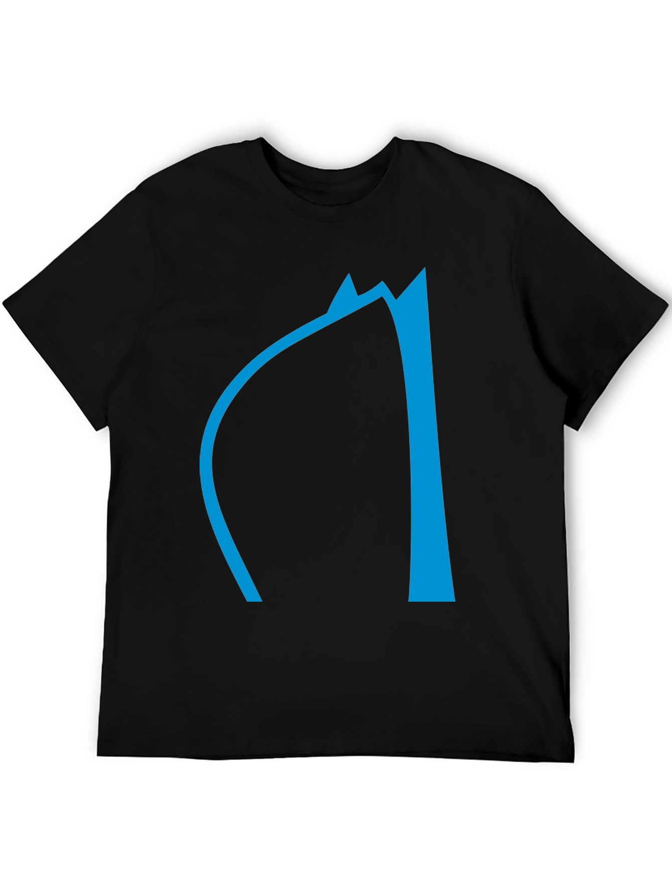Modern Graphic Tee - Mountain Design
