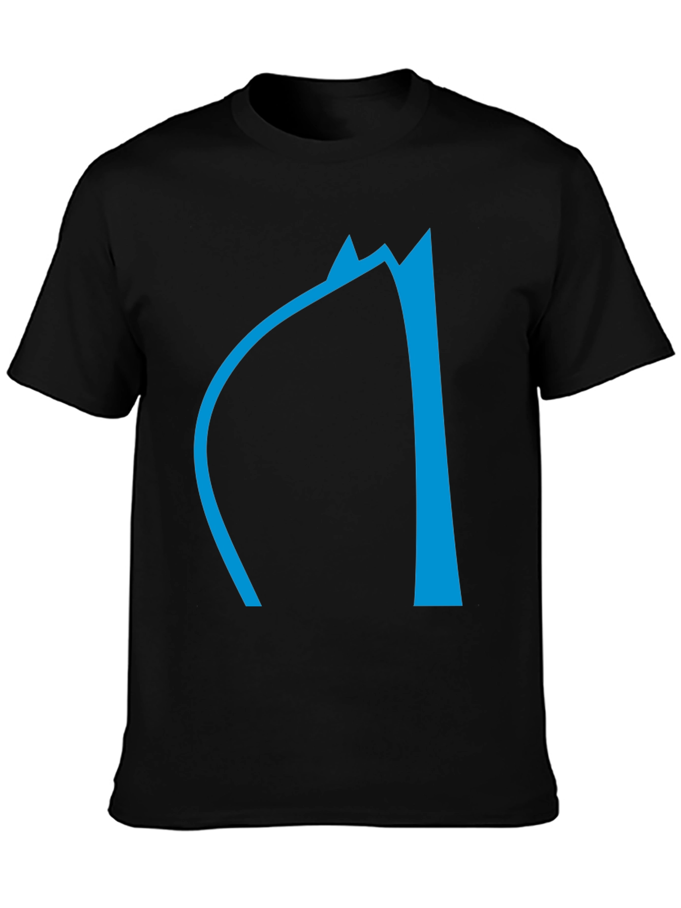 Modern Graphic Tee - Mountain Design
