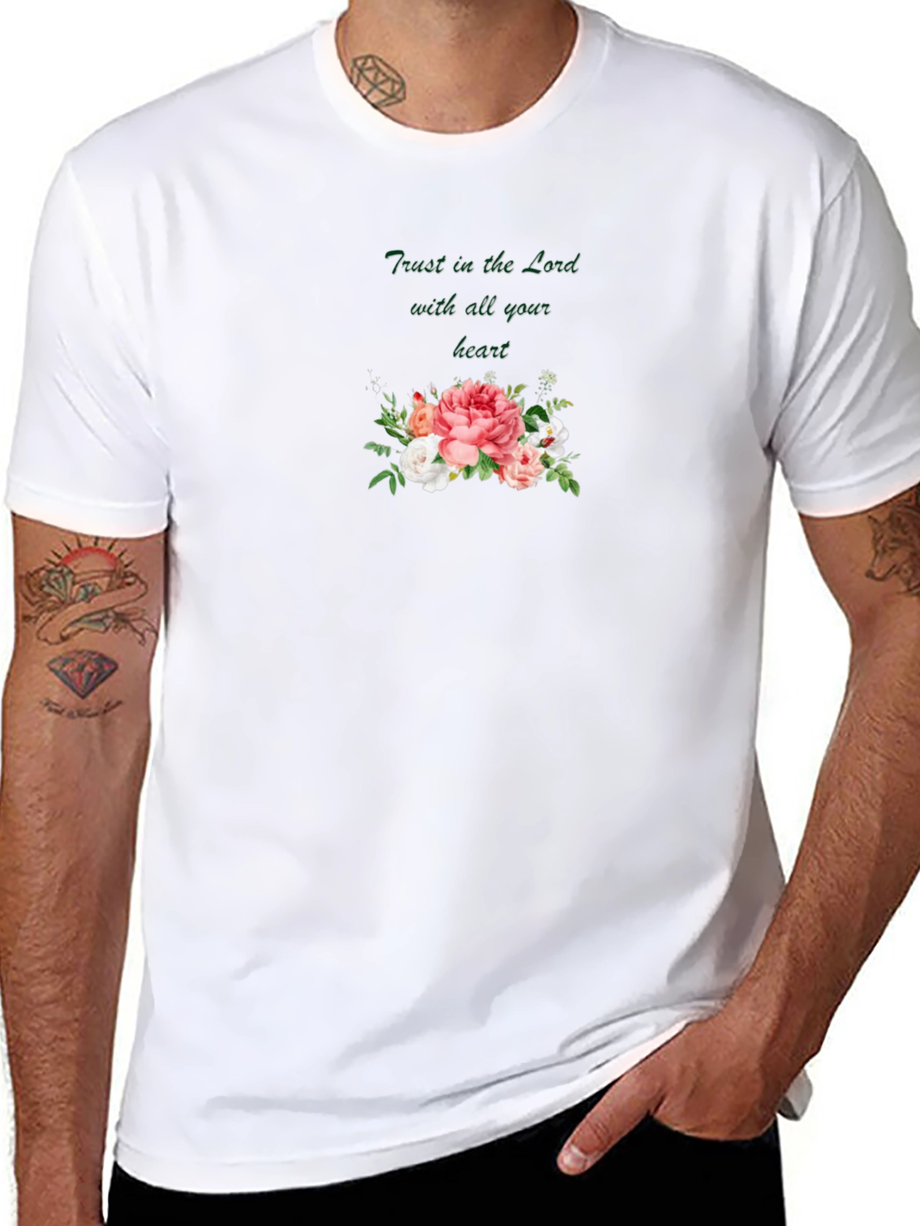 Trust in the Lord Floral T-Shirt